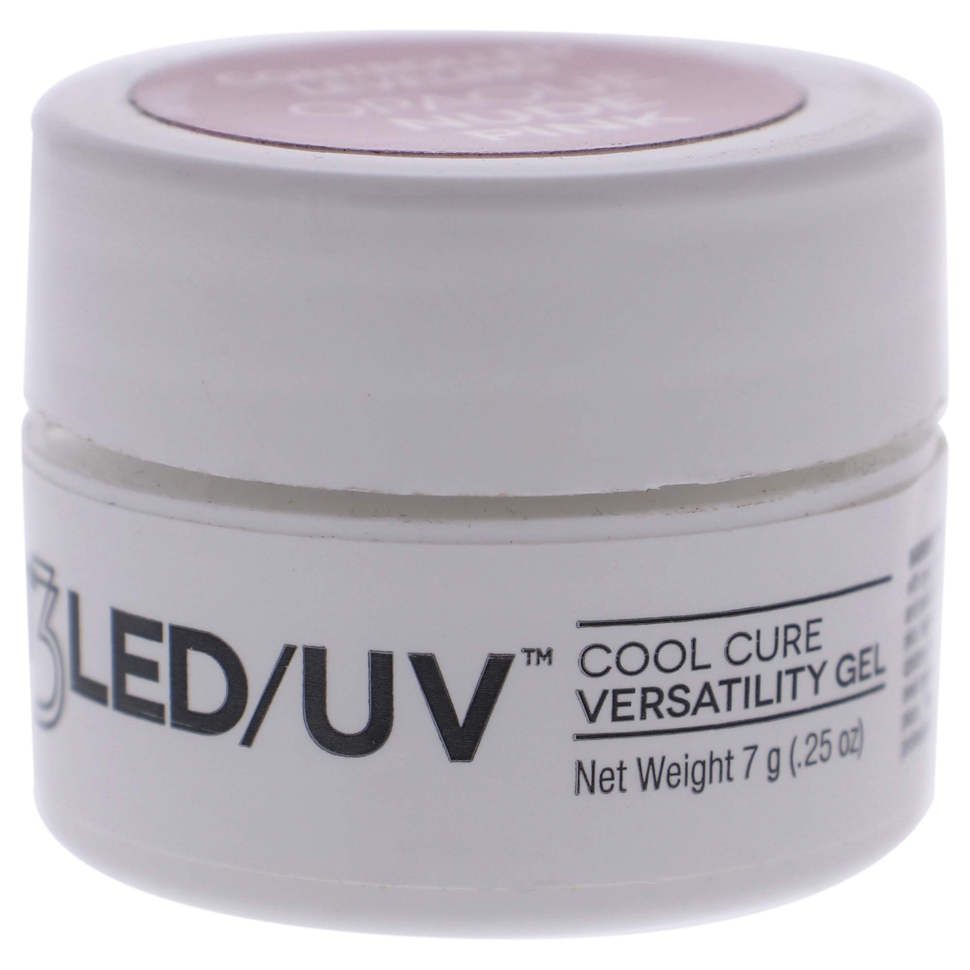 Cuccio Pro - T3 Cool Cure Versatility Gel - Controlled Leveling Opaque Nude Pink - for Women - Nail Gel - 0.25 oz