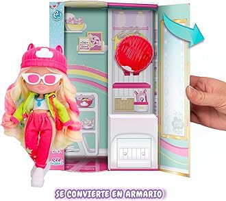 BFF by Cry Babies S2 Hannah Collectible fashion Doll with long Hair, fabric Clothes & 10 Accessories - Toy Gift for Girls and Boys +5 Years