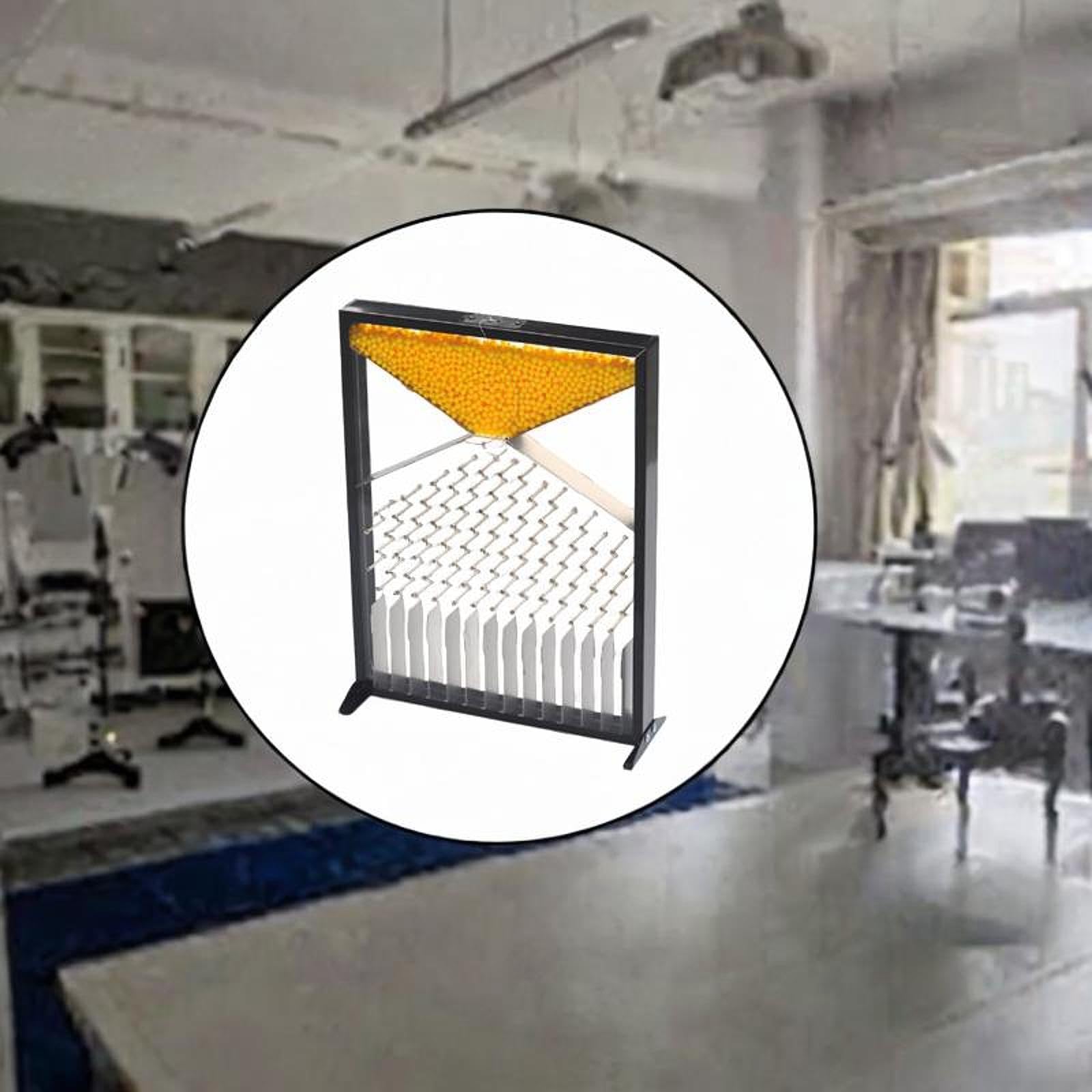 Dalton Board Physik Experiment Modell Demonstrationstafel Zufallsverteilung Lehrmittel aus Pp Und Acryl für Unterricht Wissenschaft Forschung