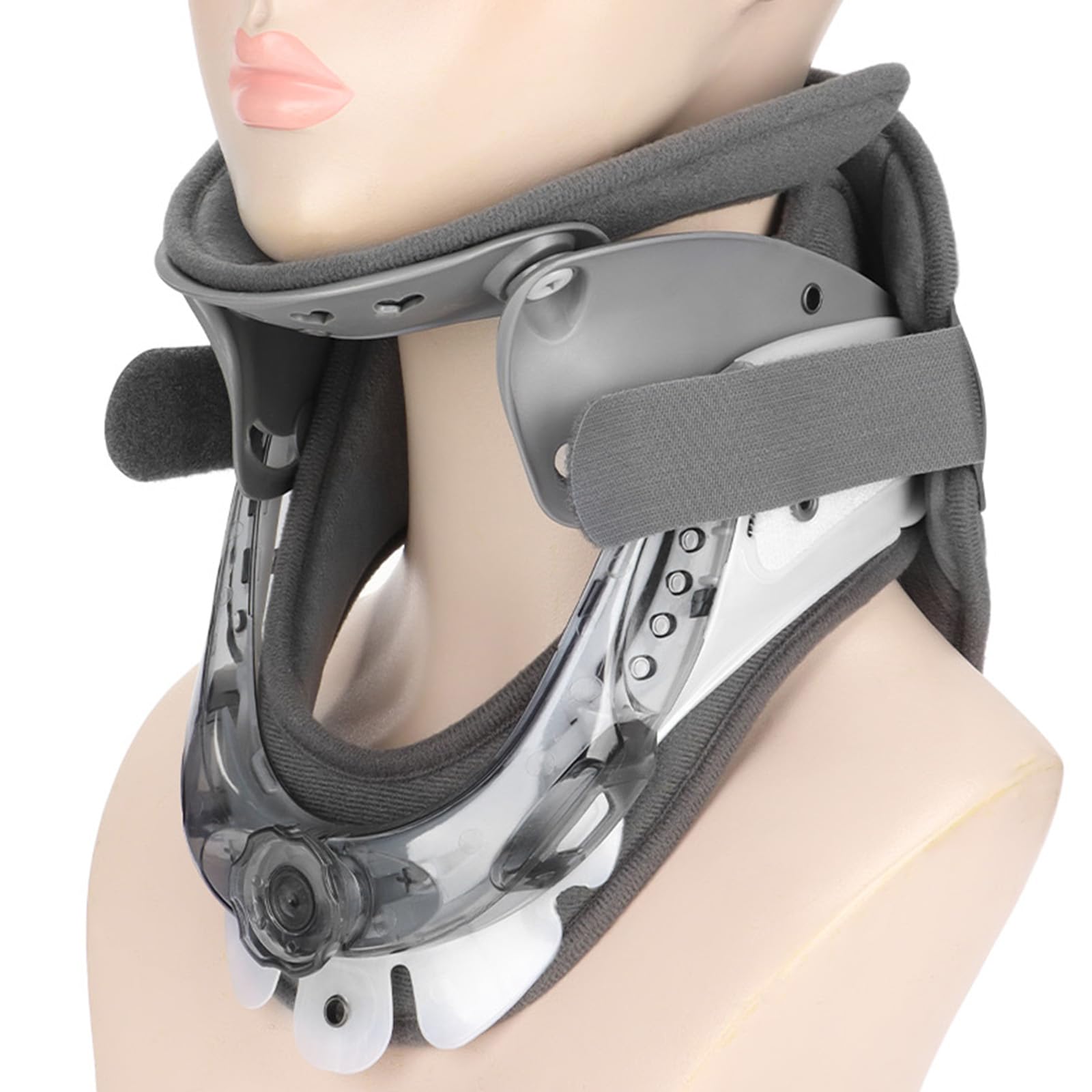Soporte Para El Cuello, Collar Cervical Vista, Soporte Para El Cuello Descompresión Del Cuello En El Hogar, Dispositivo De Tracción Cervical Ajustable En Altura Para Aliviar El Dolor El Hoga