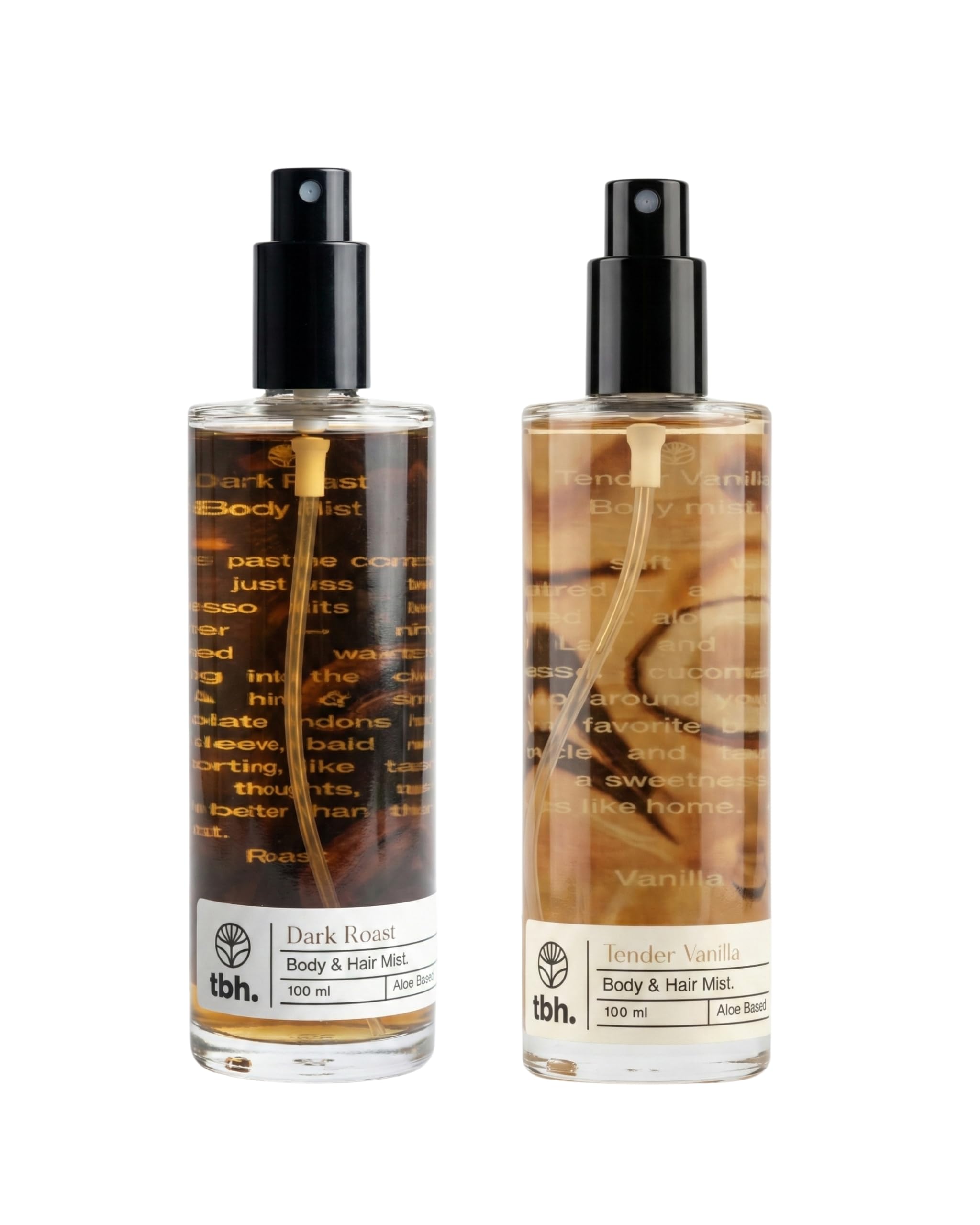 House of TBH Cafeteria Combo | Dark Roast + Tender Vanilla Aloe Body Mist 100ml Each |Long Lasting Gourmand Fragrance for Men & Women | Coffee Cocoa Amber & Warm Vanilla | Cozy Everyday Gift Set-picture-29