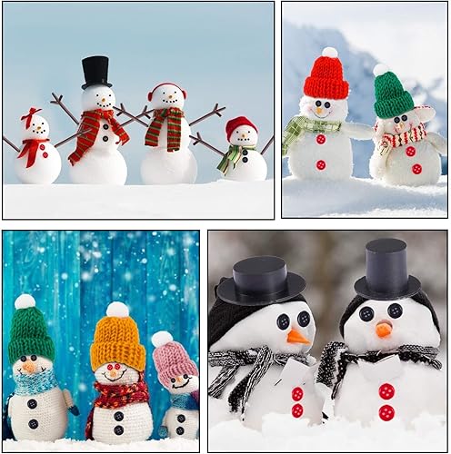 Miniatura 7 de Kit de manualidades de muñeco de nieve de 600 piezas para niños, construye un kit de muñeco de nieve para recuerdos de fiesta, actividades de