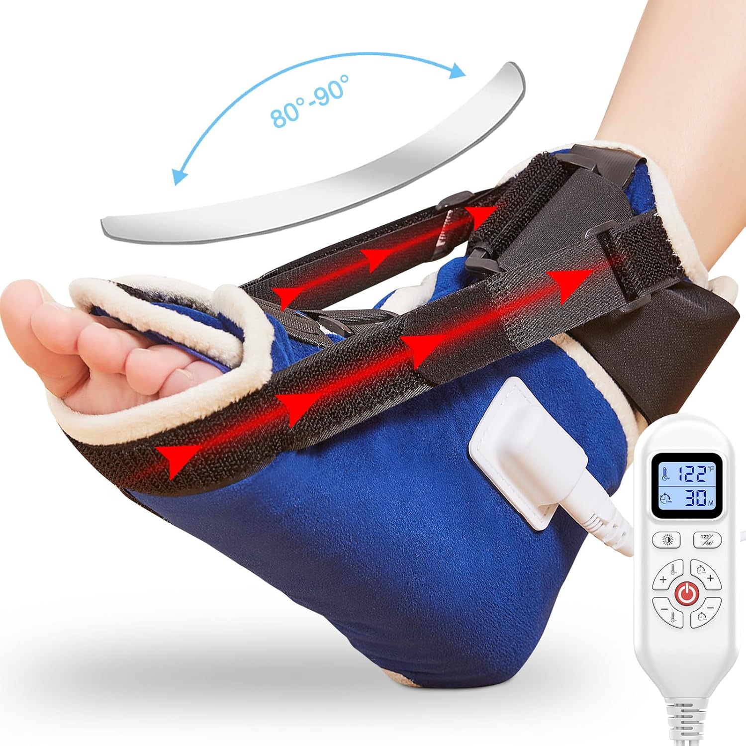 CAMECO 1 Pack Ankle Heating Pad for Plantar Fasciitis Brace