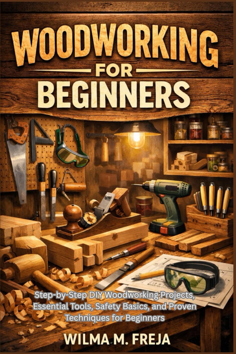 WOODWORKING FOR BEGINNERS: Step-by-Step DIY Woodworking Projects, Essential Tools, Safety Basics, and Proven Techniques for Beginners