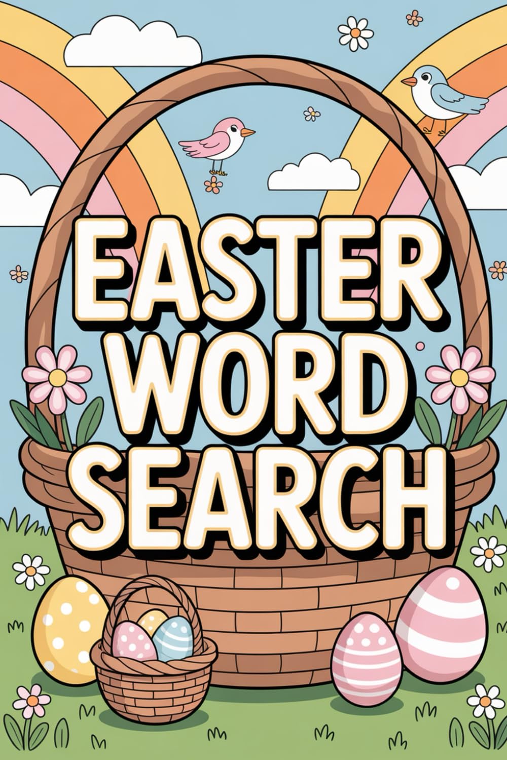 Easter Basket Stuffers for Teens: Word Search: Well-Organized Alphabet Hunt Puzzle Book for Ages 13-18