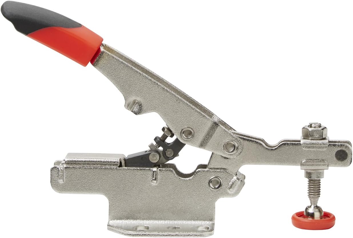ARMOR TOOL Auto-Adjust Toggle Clamp - High Profile Workbench Clamp with Horizontal Base Plate & 700lb Hold Capaicty - STC-HH70