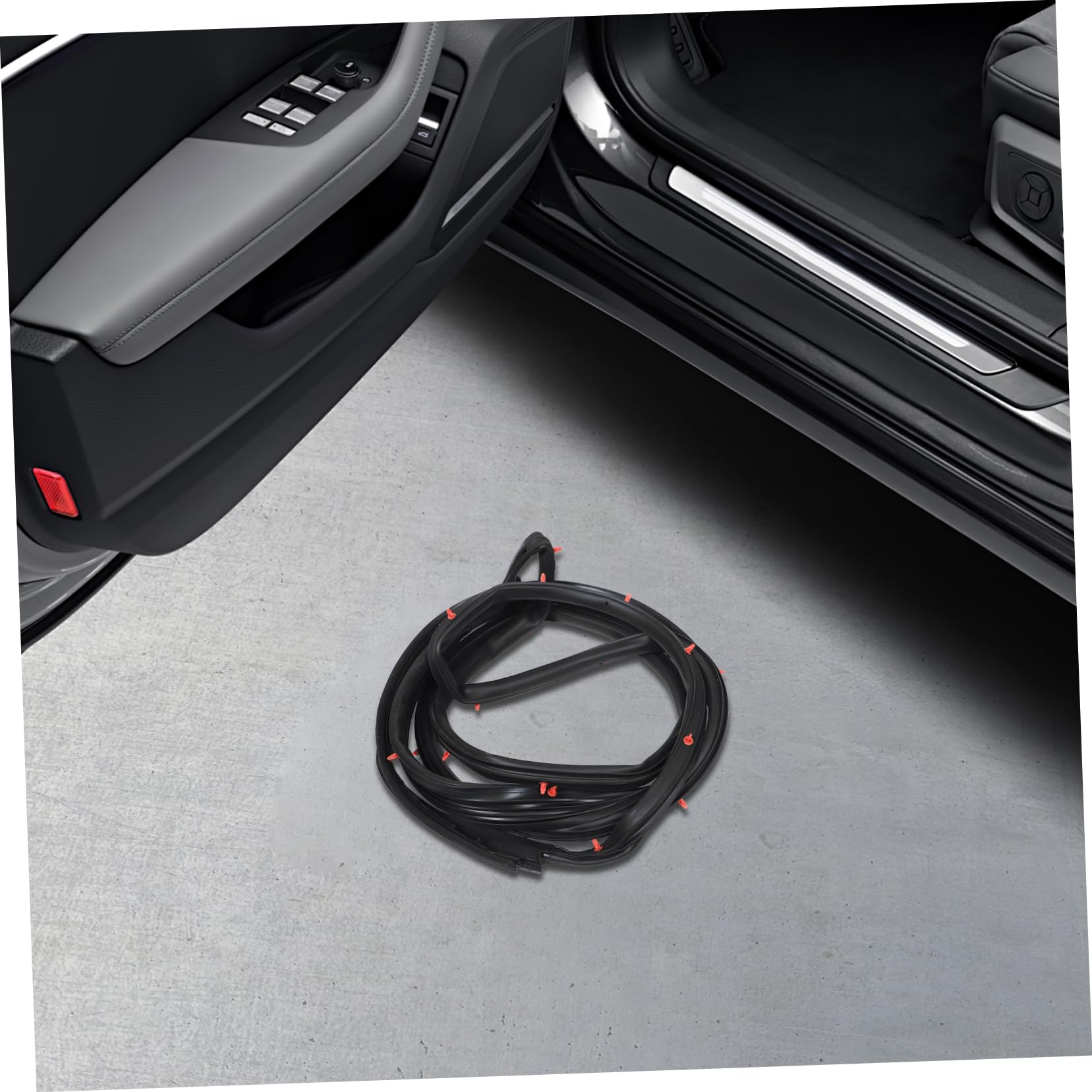 Tiras De Goma para Sellado De Protectores De Bordes De Puerta Junta De Ventana para Coche Cortable