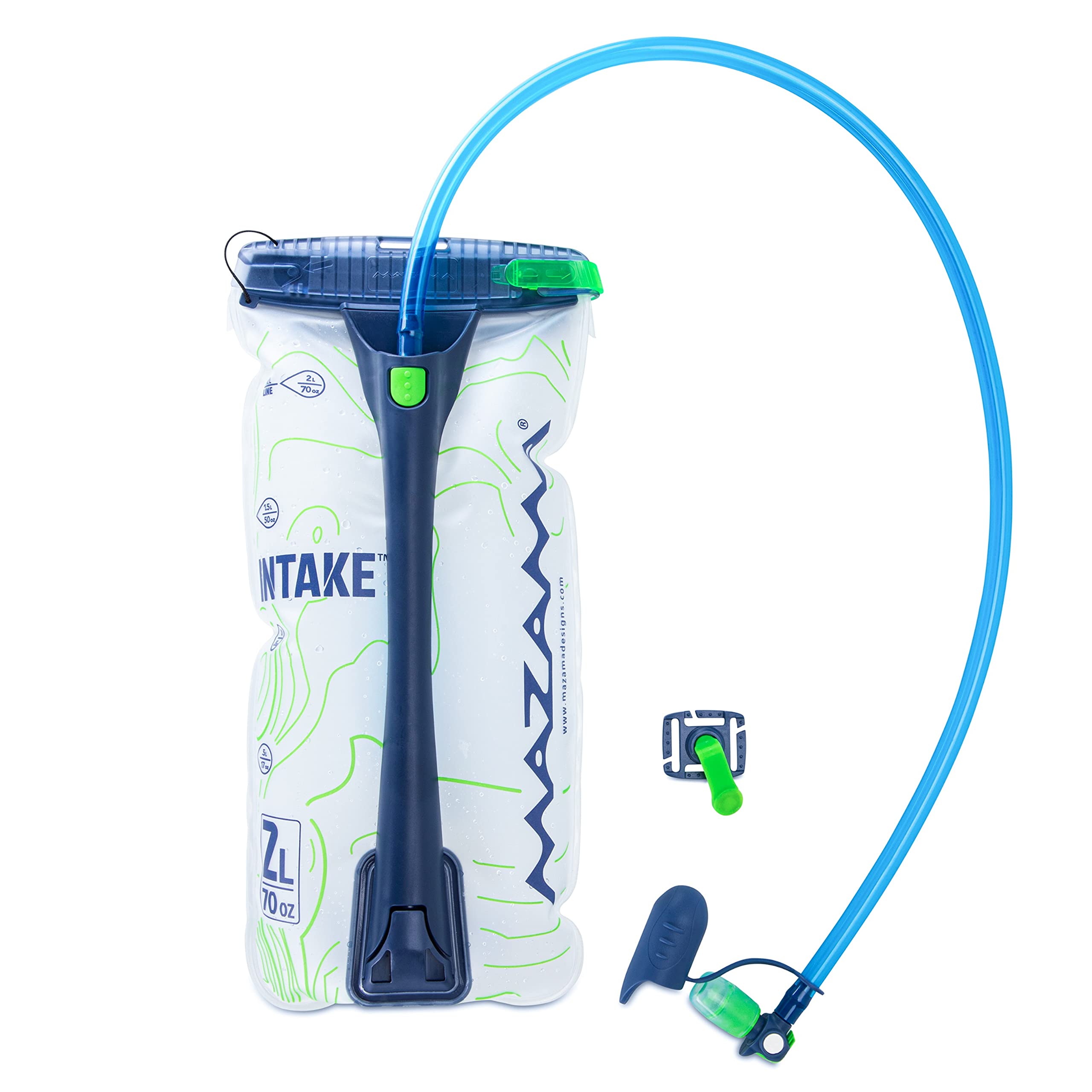 Mazama Intake Water Bladder | Easy to Fill and Leak Proof | Replacement for Hydration Reservoir for Backpacks and Day Packs. 3 L / 100 oz