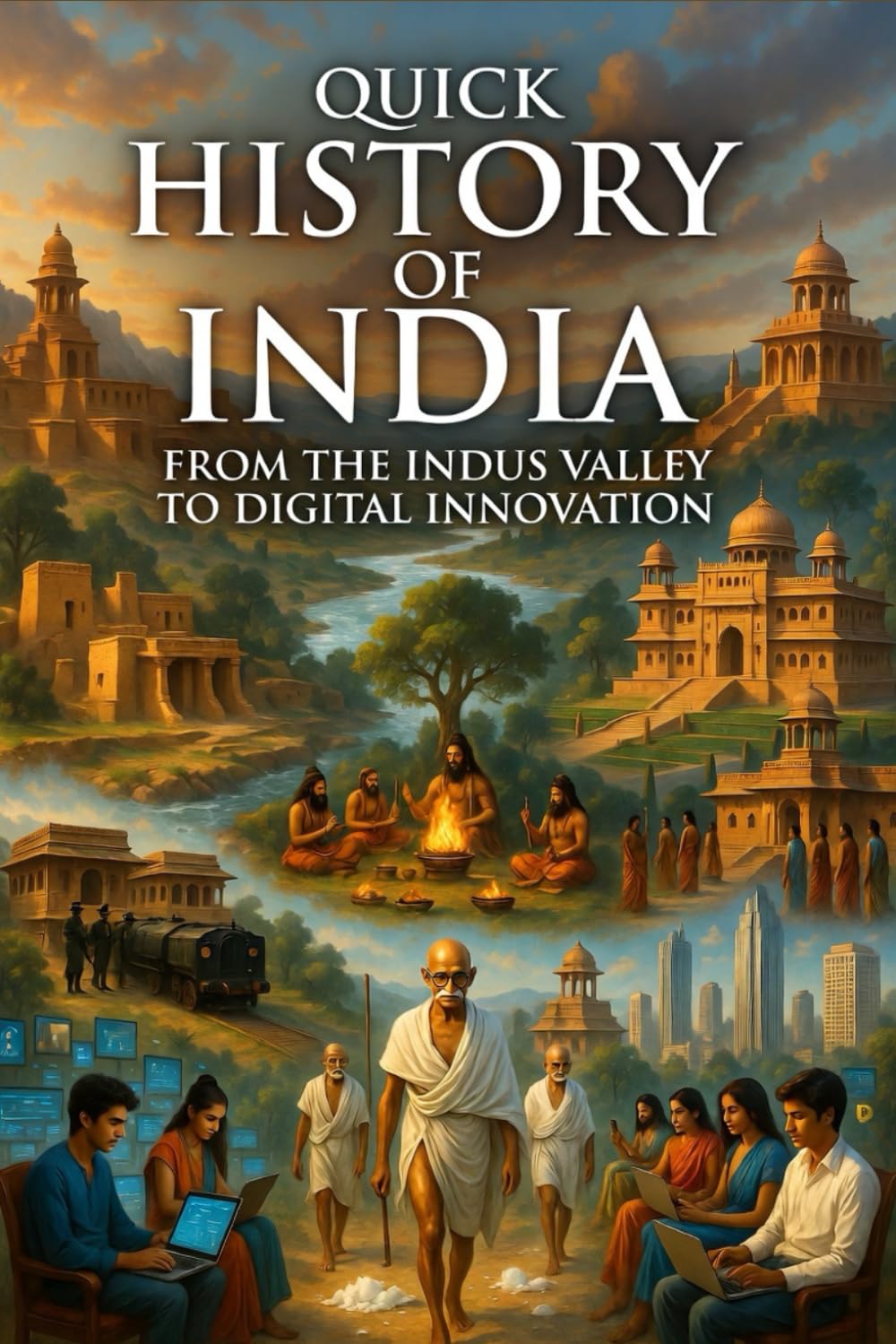 Quick History of India: From the Indus Valley to Digital Innovation: A Complete Guide to India’s Civilization, Culture, and Modern Transformation (Quick History Series)