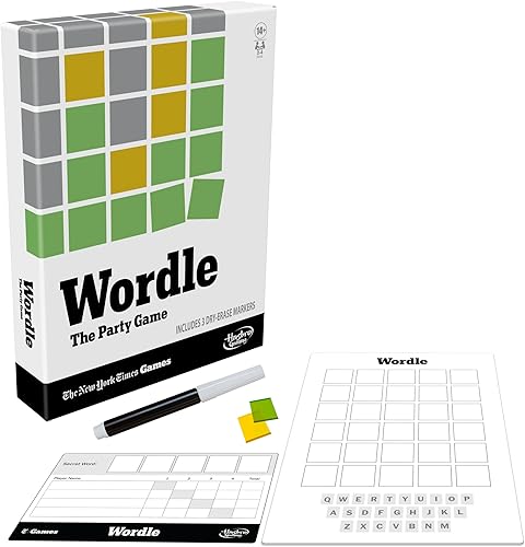 Miniatura 8 de Hasbro Gaming Wordle The Party - Juego de mesa para 2 a 4 jugadores, juego de mesa oficial inspirado en el New York Times, juegos para mayores de 14