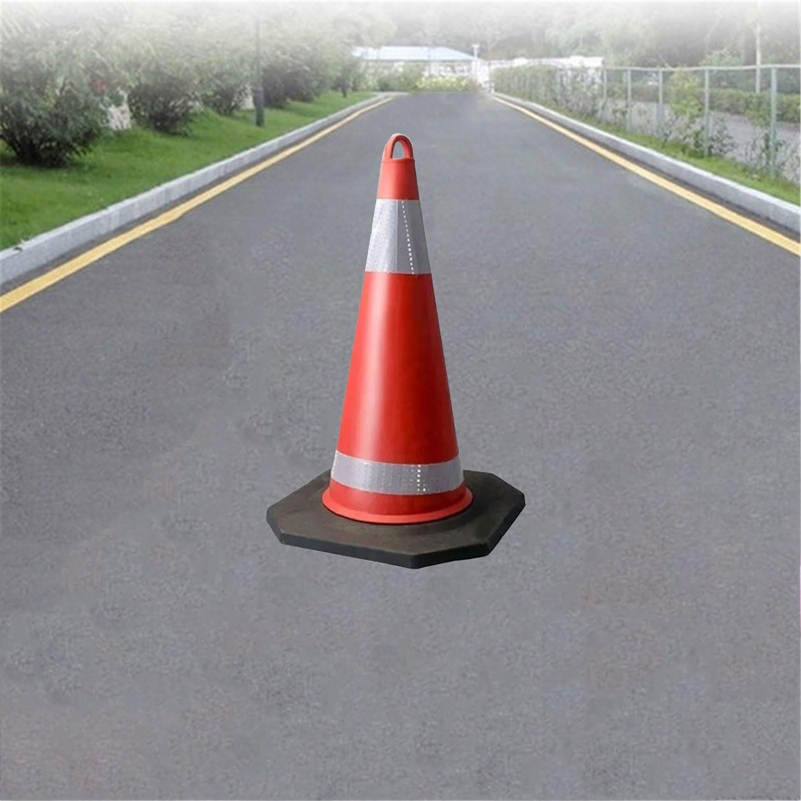 Cône de signalisation Cônes réfléchissants de 70 cm for la pratique du stationnement sur route avec poignée, 5 pièces Route