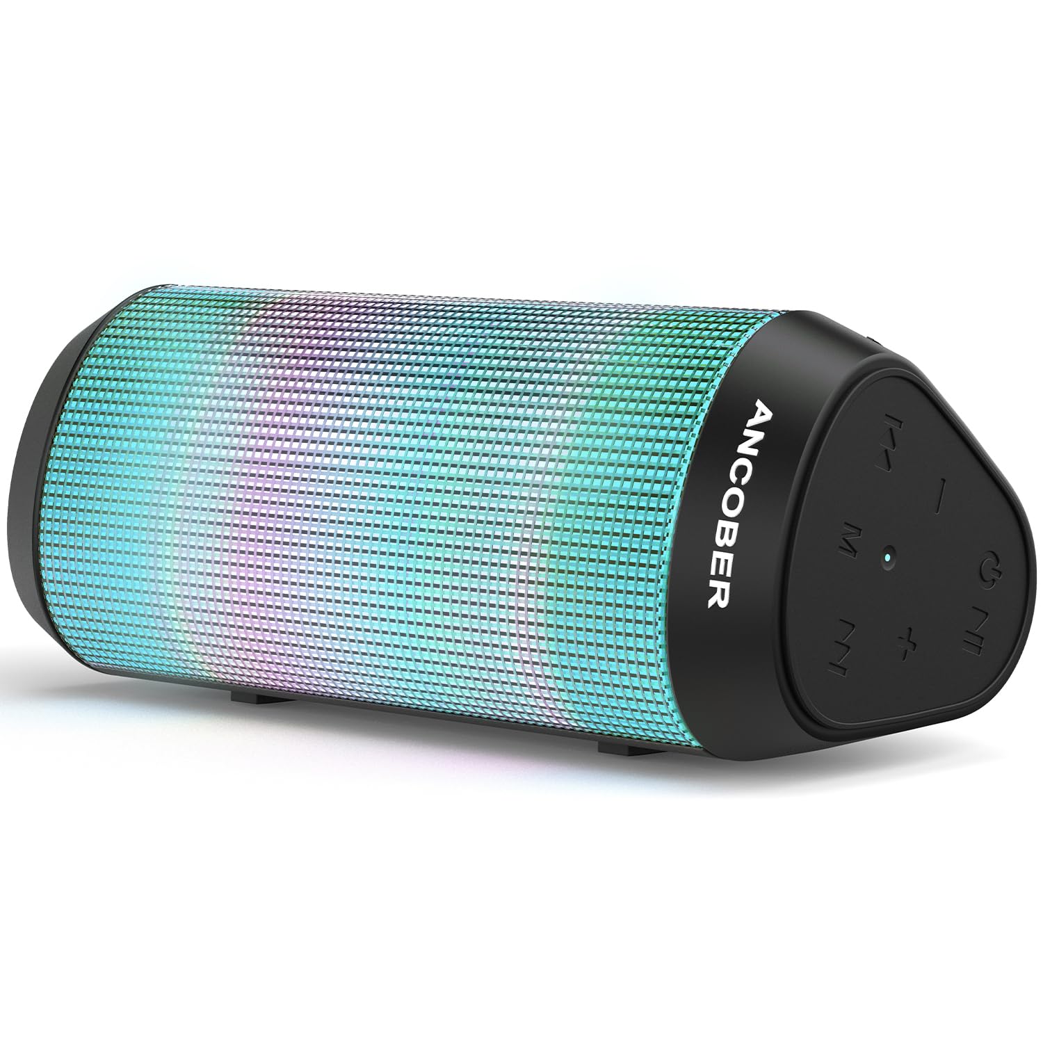 Bluetooth Speaker, Cool Portable Wireless Speaker, Stereo Sound with Multi Dazzling LED Light Modes, IPX4 Waterproof, BT5.3, TWS Surround Pairing, Electronics Gadgets for Party Camping Birthday Gifts