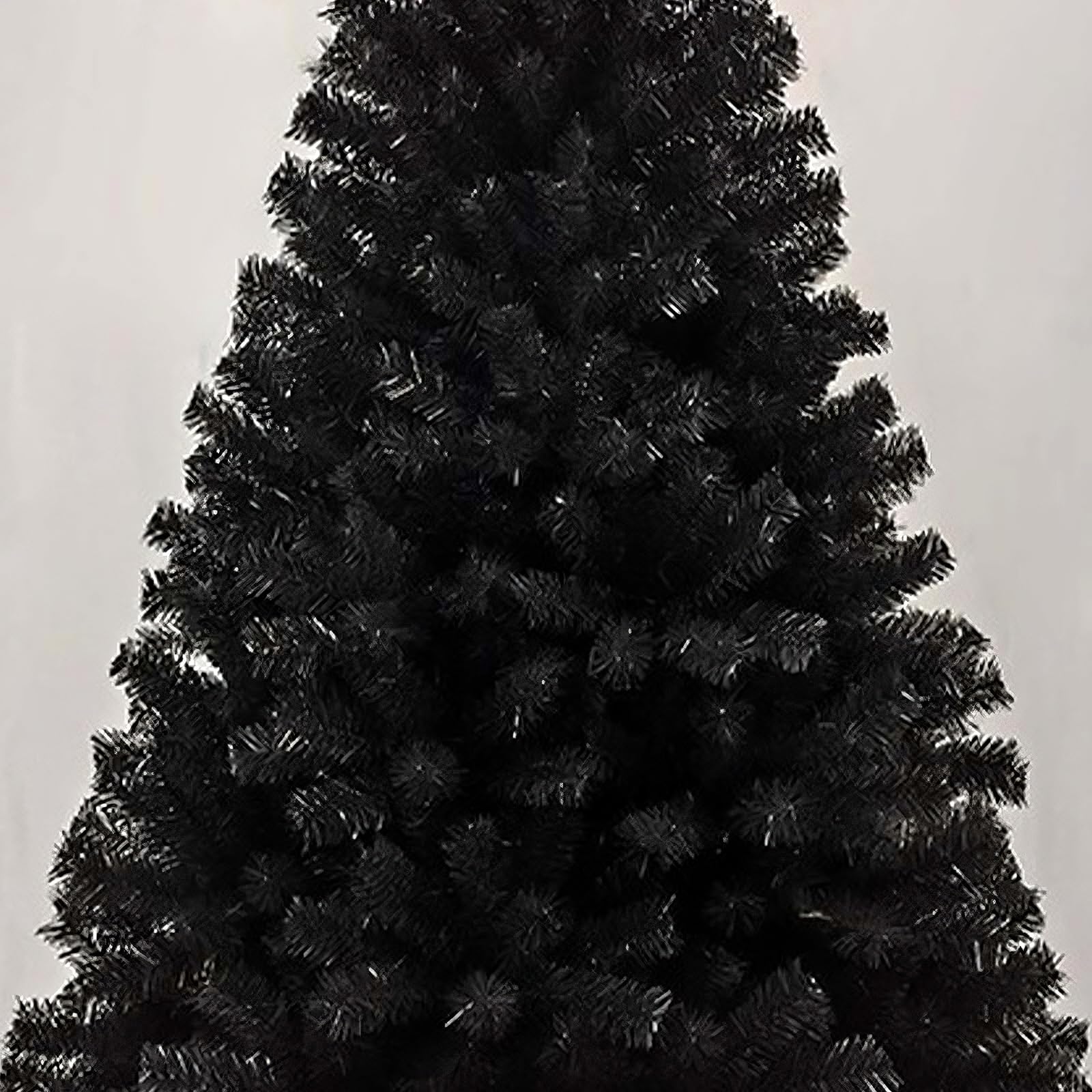 Albero di Natale Artificiale con Rami in PVC Albero Natale Artificiali Nero Decorazioni Natalizie per Hotel, Centri Commerciali, Case, Scuole, Uffici(210cm/82.7")
