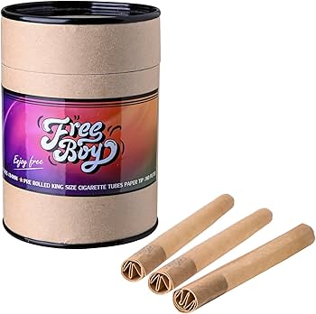 what are pre rolled cigarettes called Amazon.com: Free Boy 55 Count Classic Pre-Rolled Tubes, 84mm Natural  Slow-Burning Tubes, Natural Unbleached Cigarette Tubes for a Pure and  Smooth Taste : Health & Household