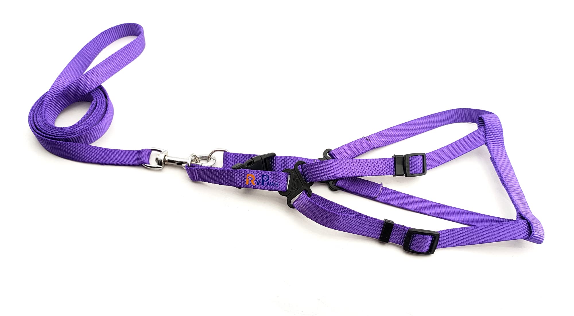 RvPaws Adjustable Soft Nylon Strip Radium Dog Harness & Leash Set for Puppies and Small Breed Dog Reflected Harness & Leash Set 15mm (Purple Color) (B0B42Q8D6F) Amazon Price History, Amazon Price Tracker