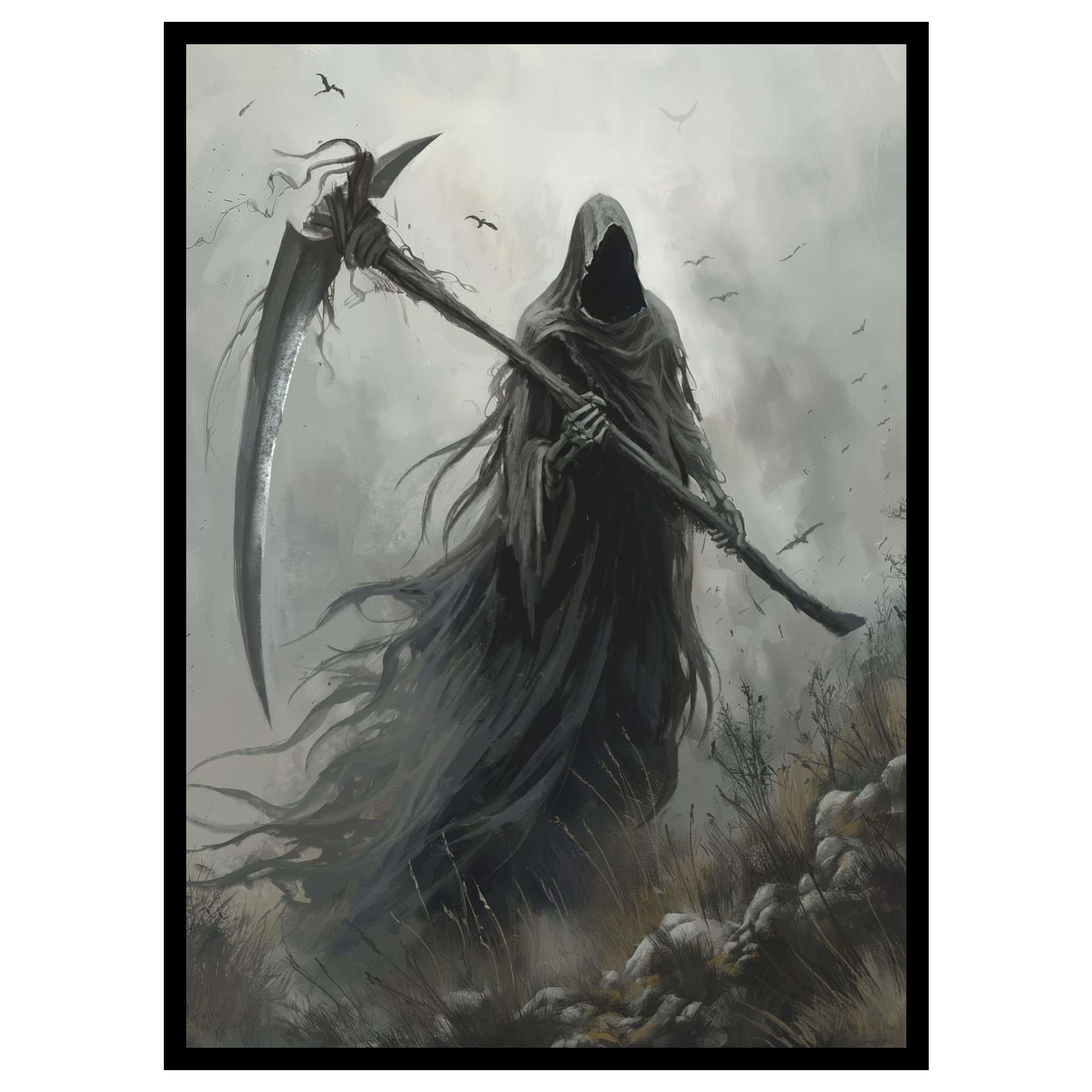 100ct Matte TCG/MTG Art Sleeves (Grim Reaper)