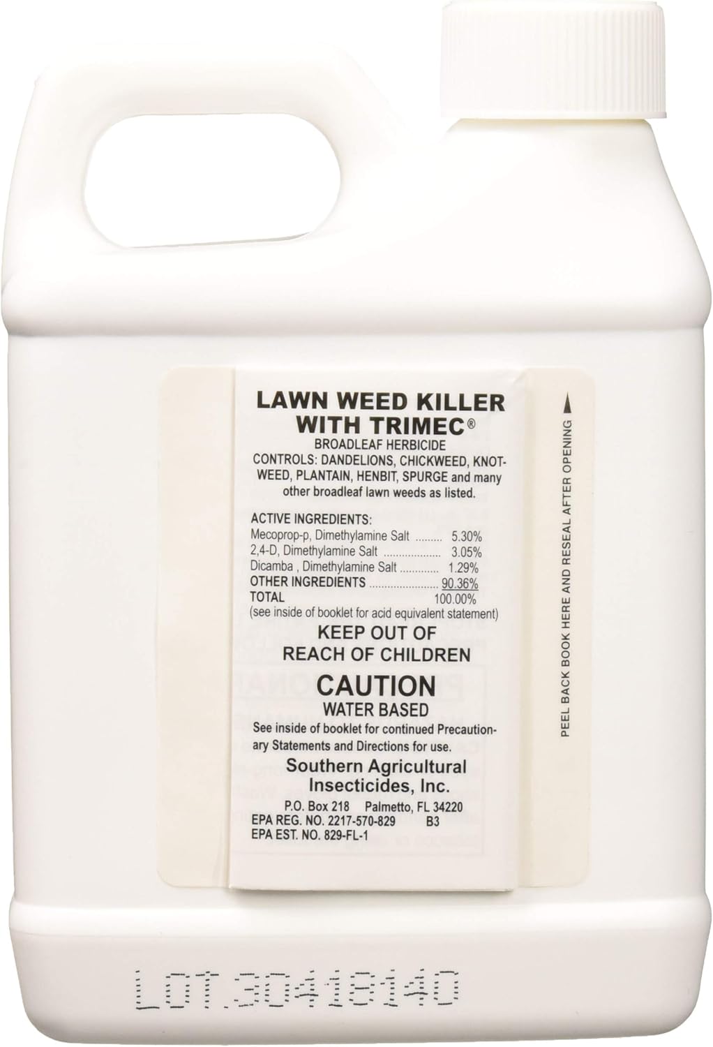 Southern Ag 13502 Lawn Weed Killer with TRIMEC Herbicide, 16oz, Brown