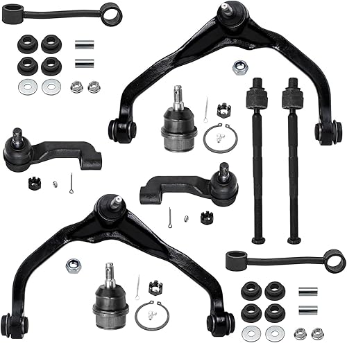 Miniatura 339 de Detroit Axle - Kit de suspensión frontal de 10 piezas para Ford Ranger Mazda B2300 B2500 B3000 B4000, 2 brazos de control superiores, 2 rótulas