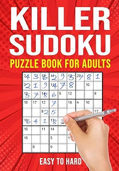 Killer Sudoku Puzzle Book for Adults Sumdoku Sum Doku Sumoku Addoku Samunamupure Math Logic Puzzle Books | Easy to Hard