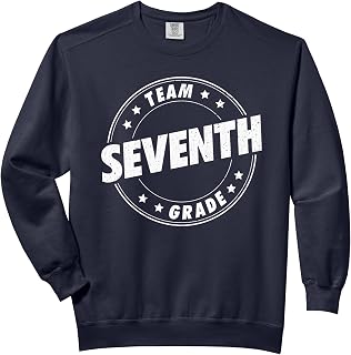 Team Seventh Grade Teacher Student Back To School 7th Grade Comfort Colors Adult Sweatshirt