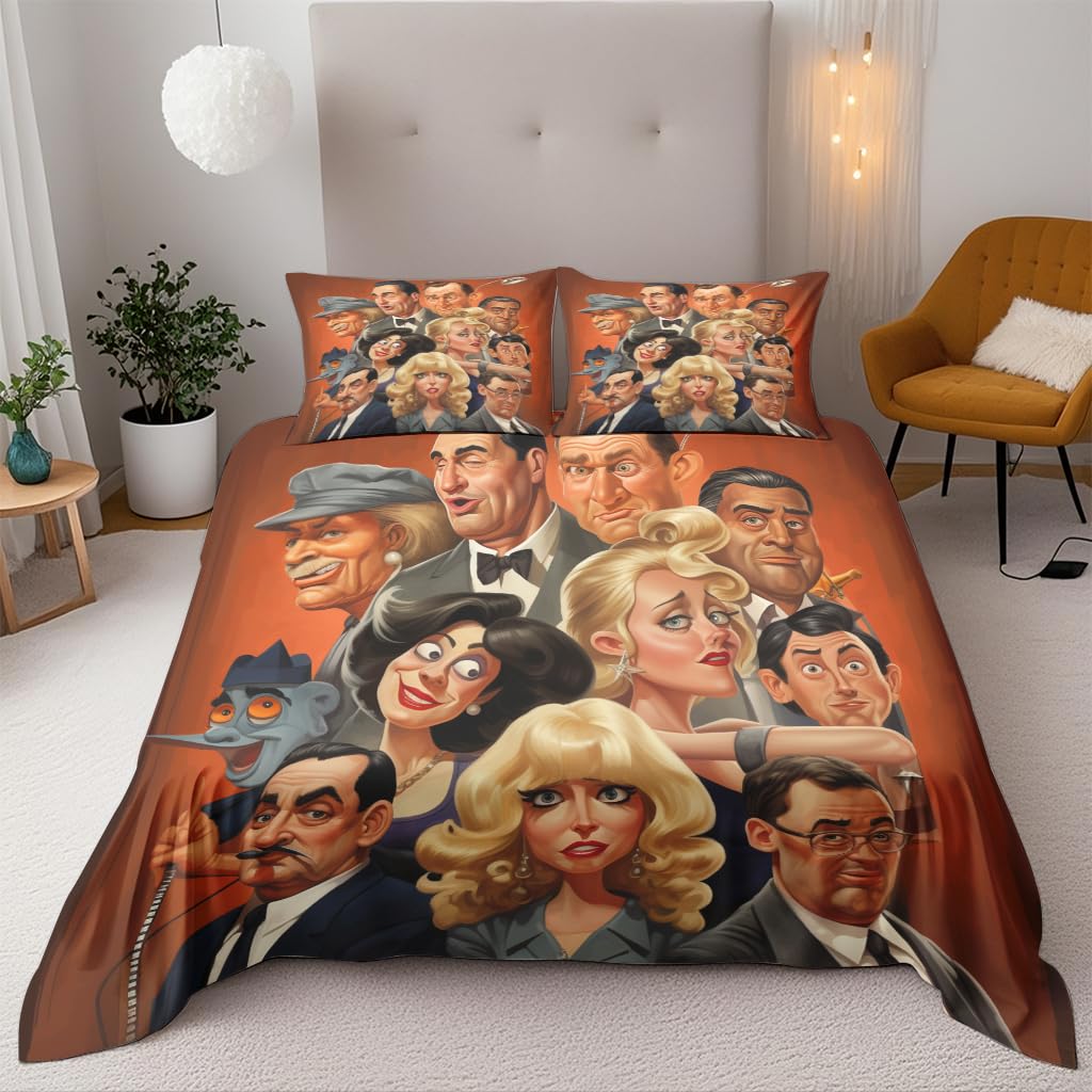 Housse de couette 220x240 dessin animé lit 2 personnes