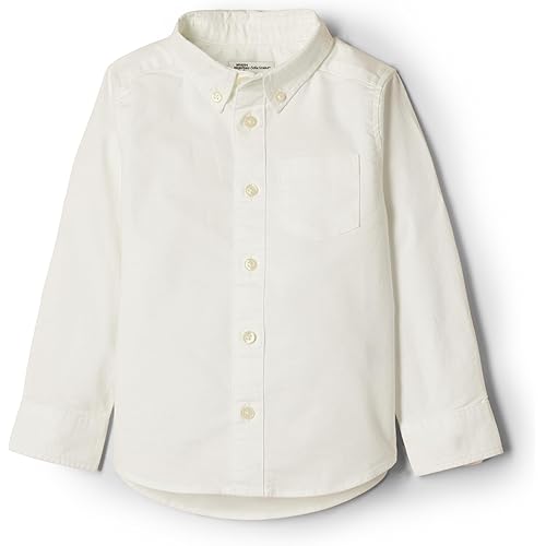 Amazon Essentials x Sofia Grainge Toddlers and Baby Boys' Stretch Oxford Collar Shirt