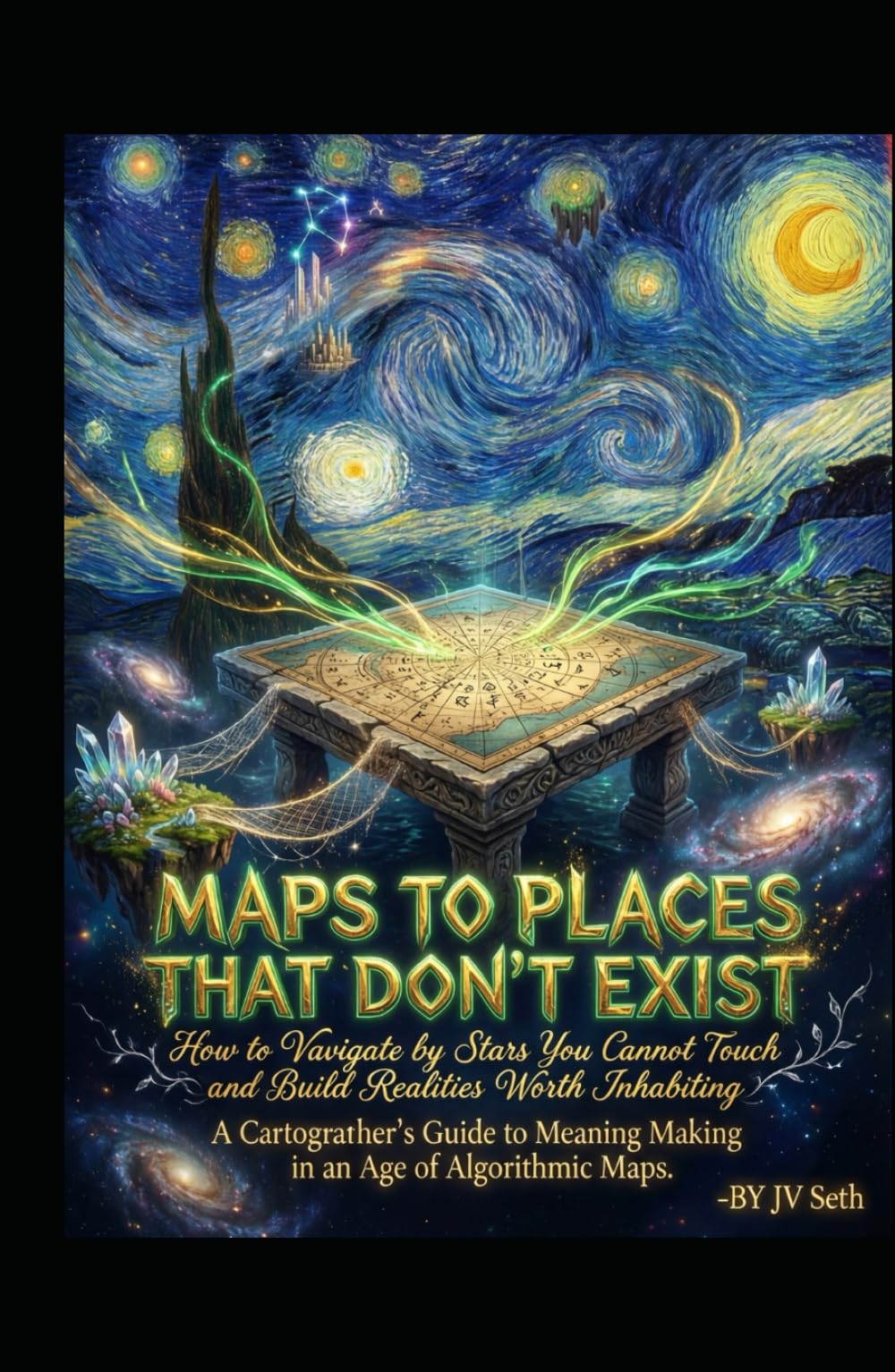 MAPS TO PLACES THAT DON'T EXIST. How to Navigate by Stars You Cannot Touch—and Build Realities Worth Inhabiting: A Cartographer's Guide to Meaning ... Maps (Hard Life Problems Worth Solving)