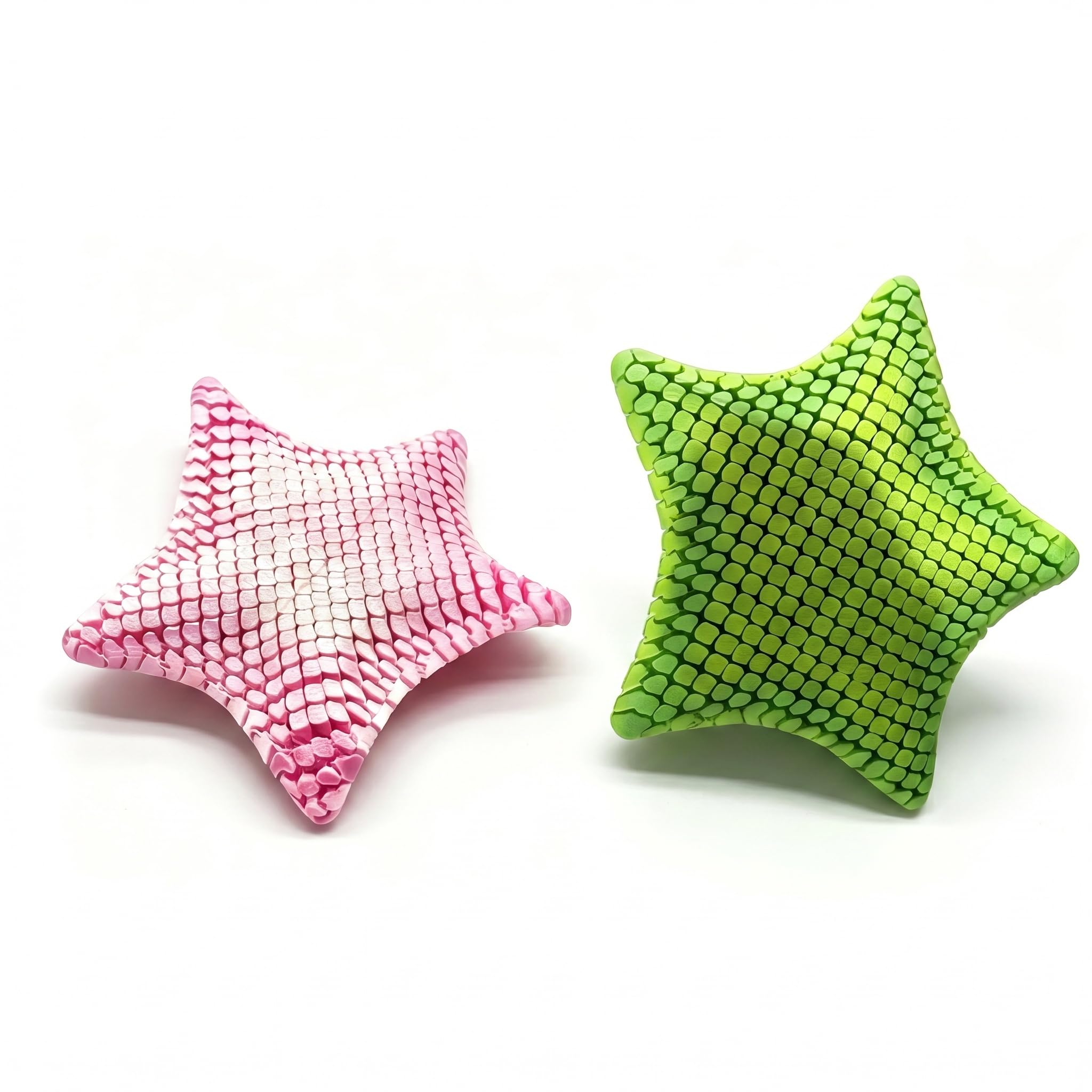 2 PCS 3D Printed Starfish Fidget Toy, Squeeze and Stretch Fidgets (A2)