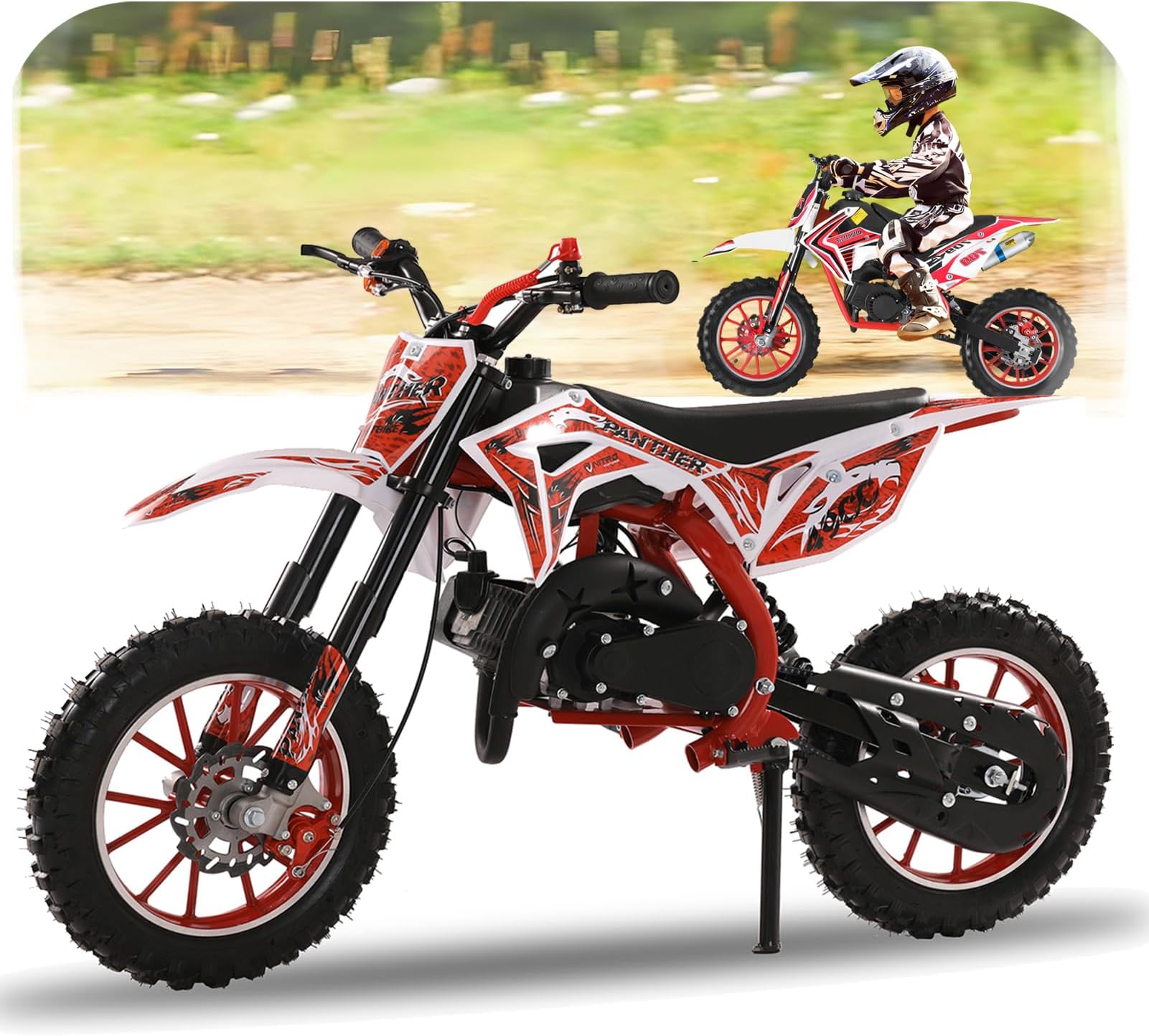 HOVTOIL 49cc 2-Stroke Kids Dirt Bike