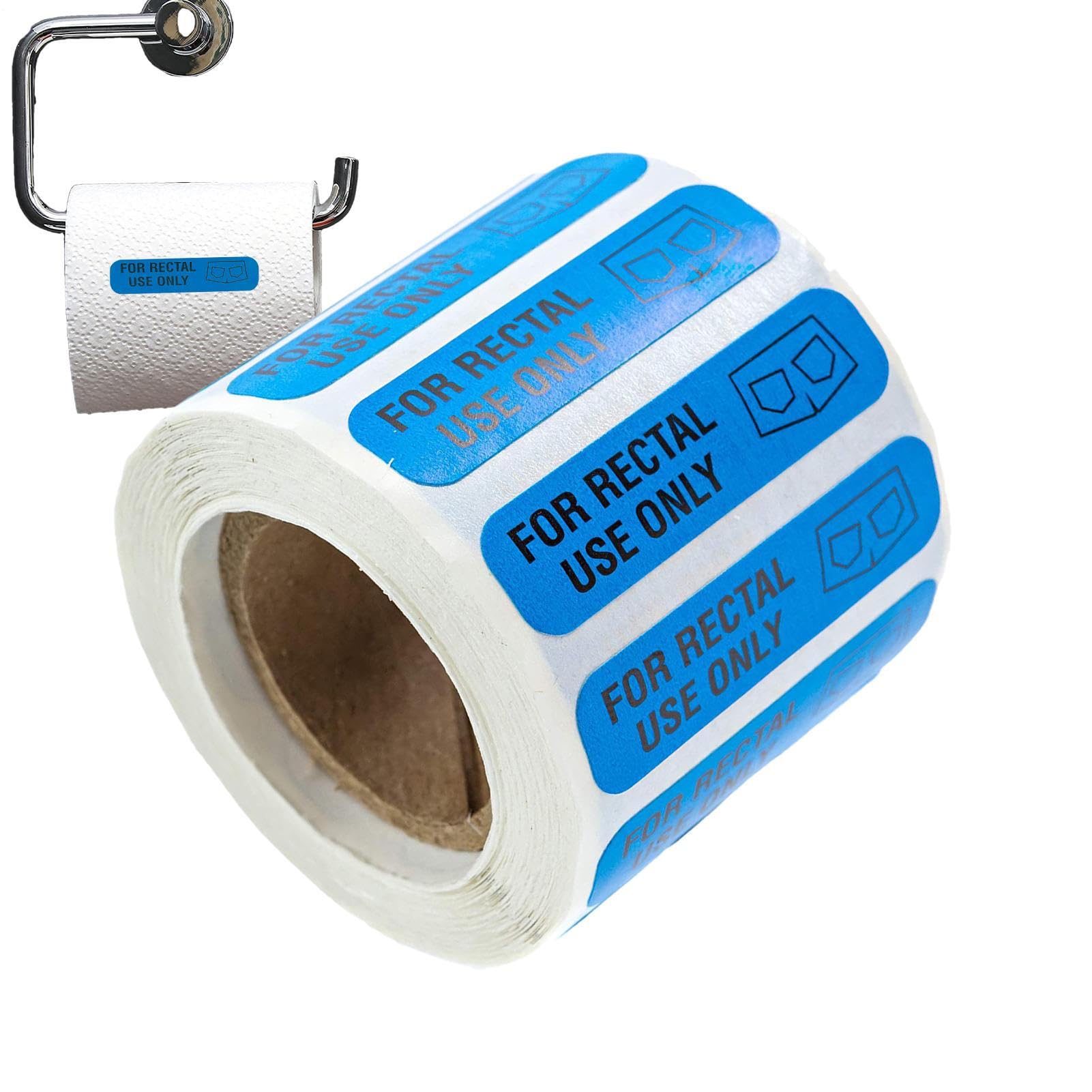 Raxove Rectal Use Only Stickers - Funny Joke Label Stickers, Prank Sticker Labels for Adults Accessories