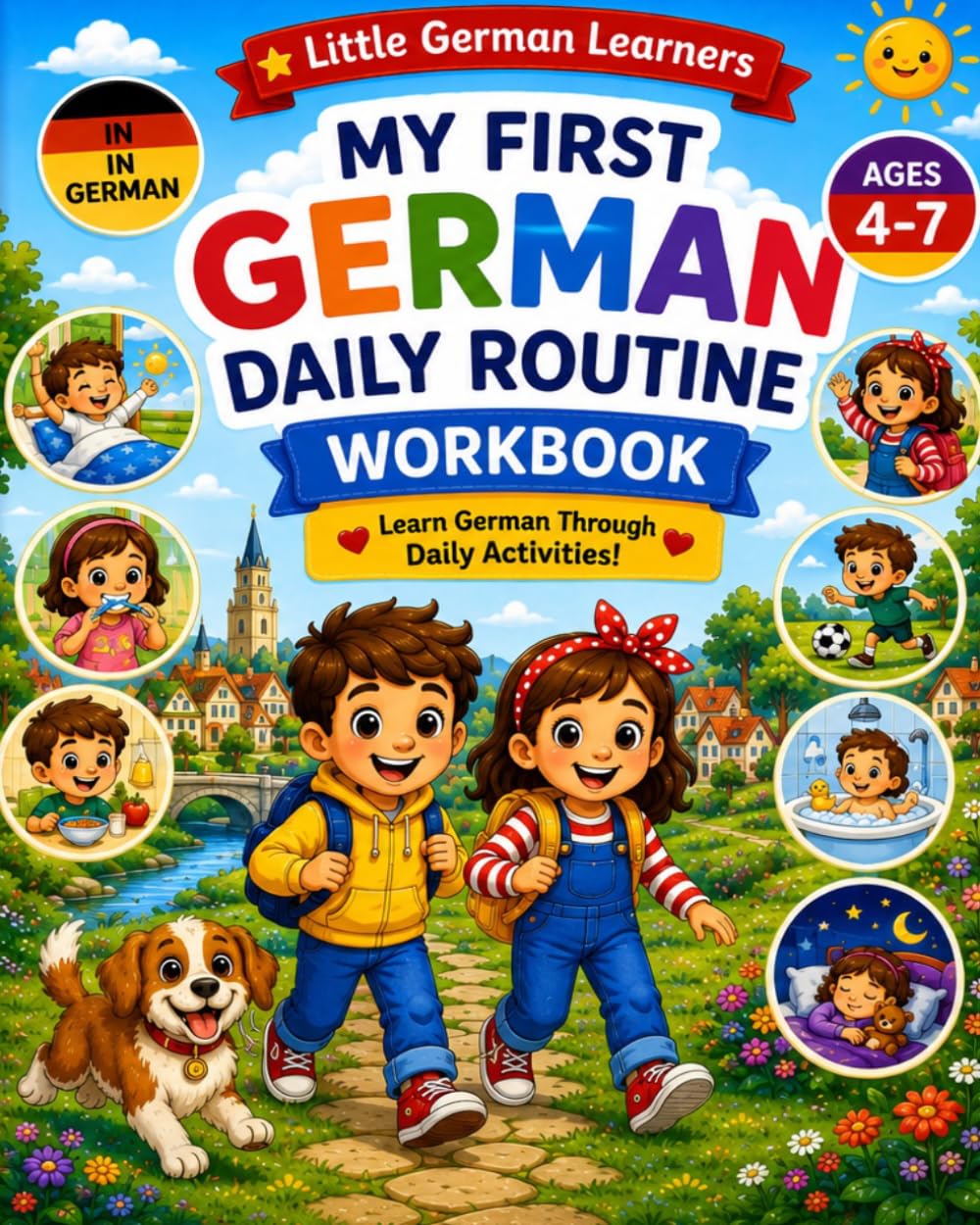 Little German Learners: My First German Daily Routine Workbook