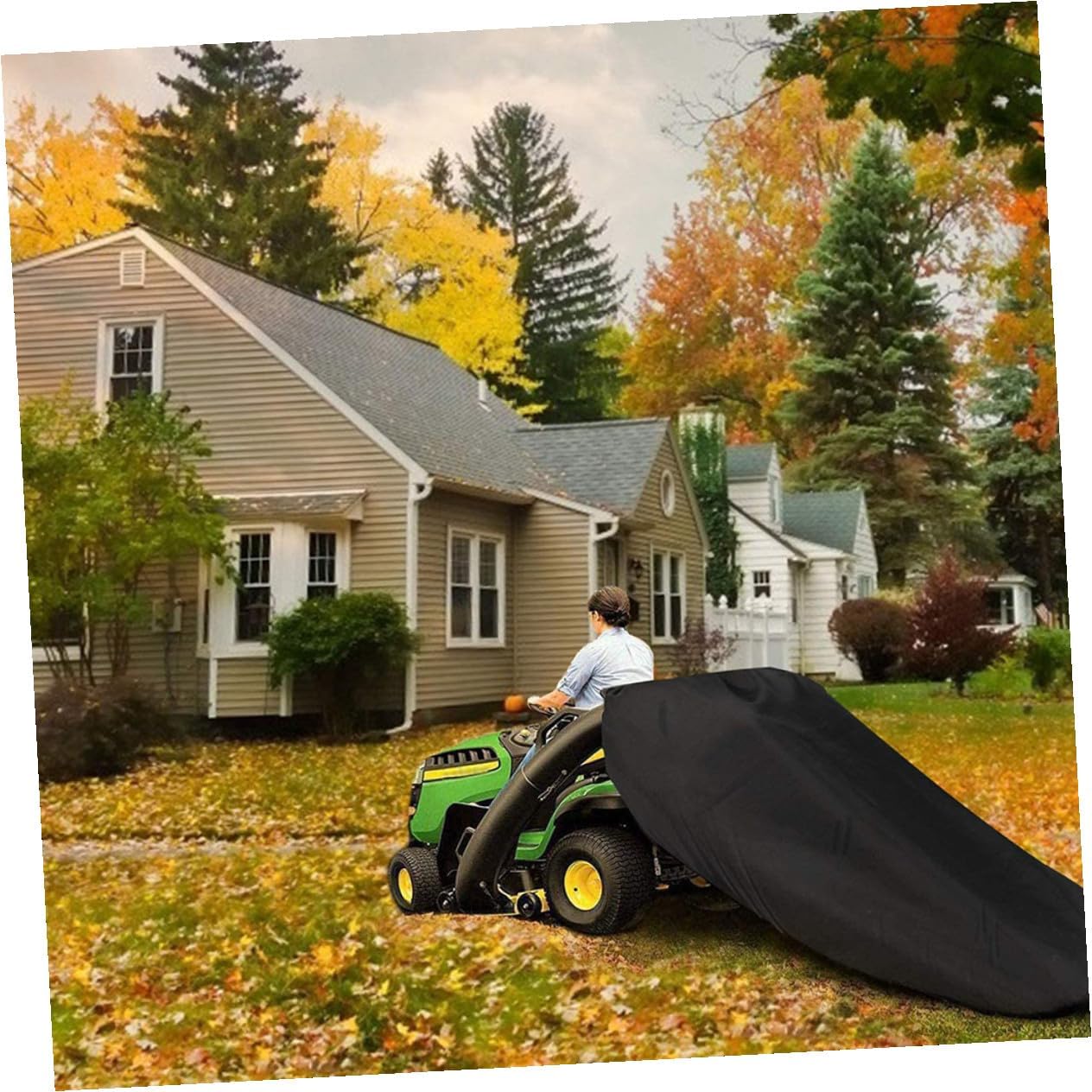 Reusable Leaf Bags for Lawn Garden Heavy Duty Sweeper Waste Bag Drawstring Easy to Seal Clean