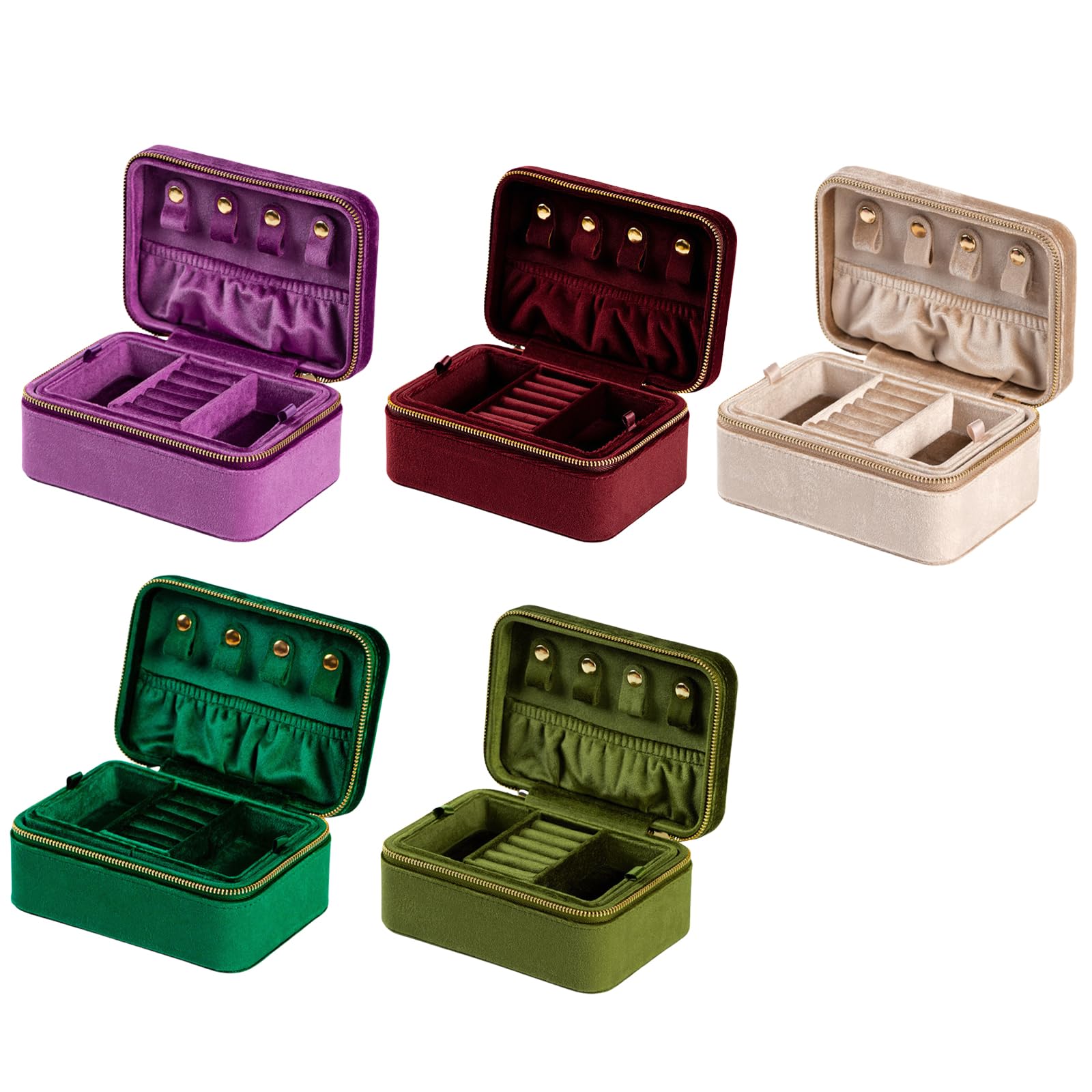 Estuche de exhibición de joyería, caja de almacenamiento de collares, caja elegante, soporte portátil para collares, adecuado para estuche de collar