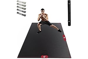 HAPBEAR Non-Slip, Extra Large 6'x4' Gum Mat