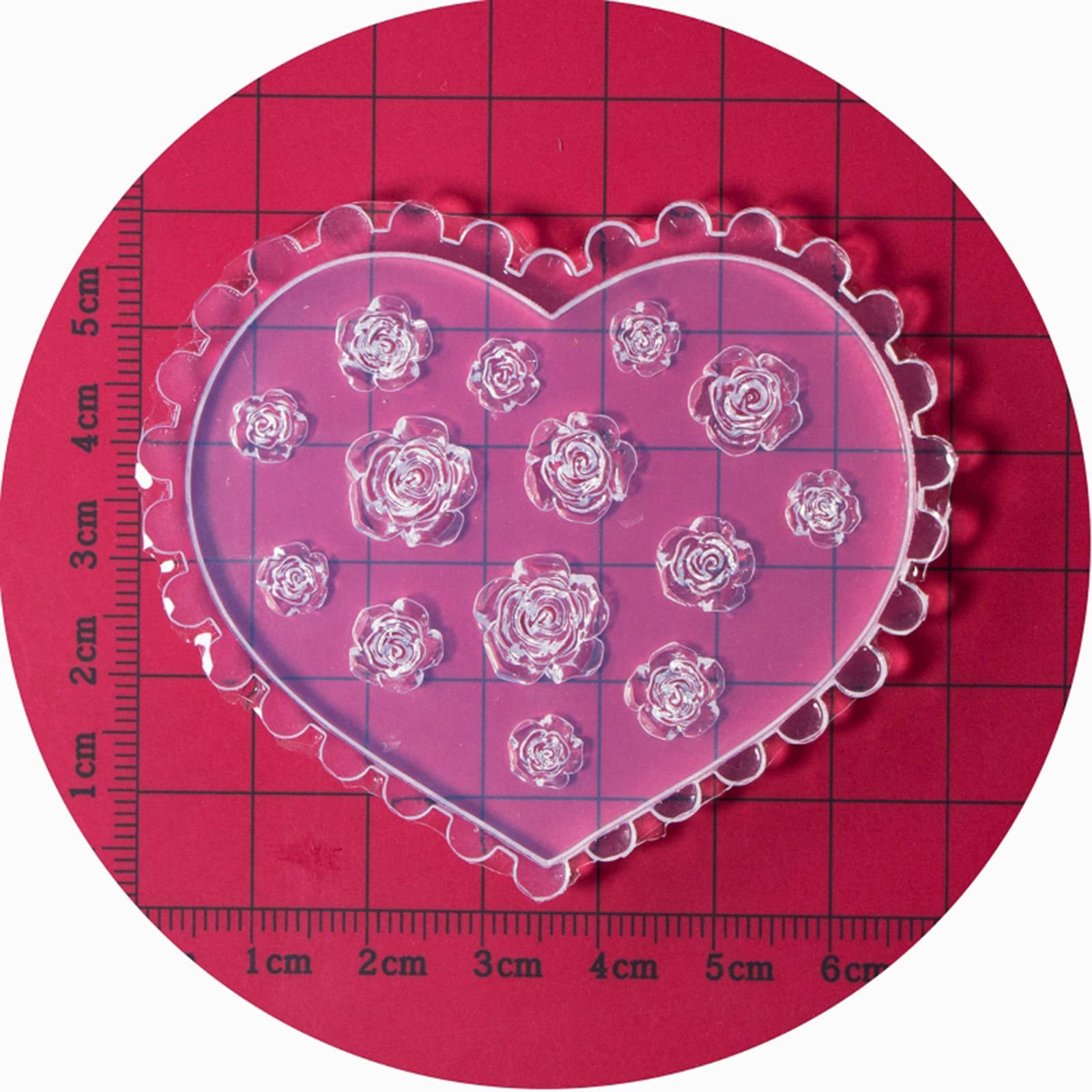 Stampo In Silicone Per Nail Art A Forma Di Rosa 5 Petali - 2 Pezzi Stampo 3D Per Unghie In Gel, Acrilico, UV - Decorazioni Fai Da Te - 3