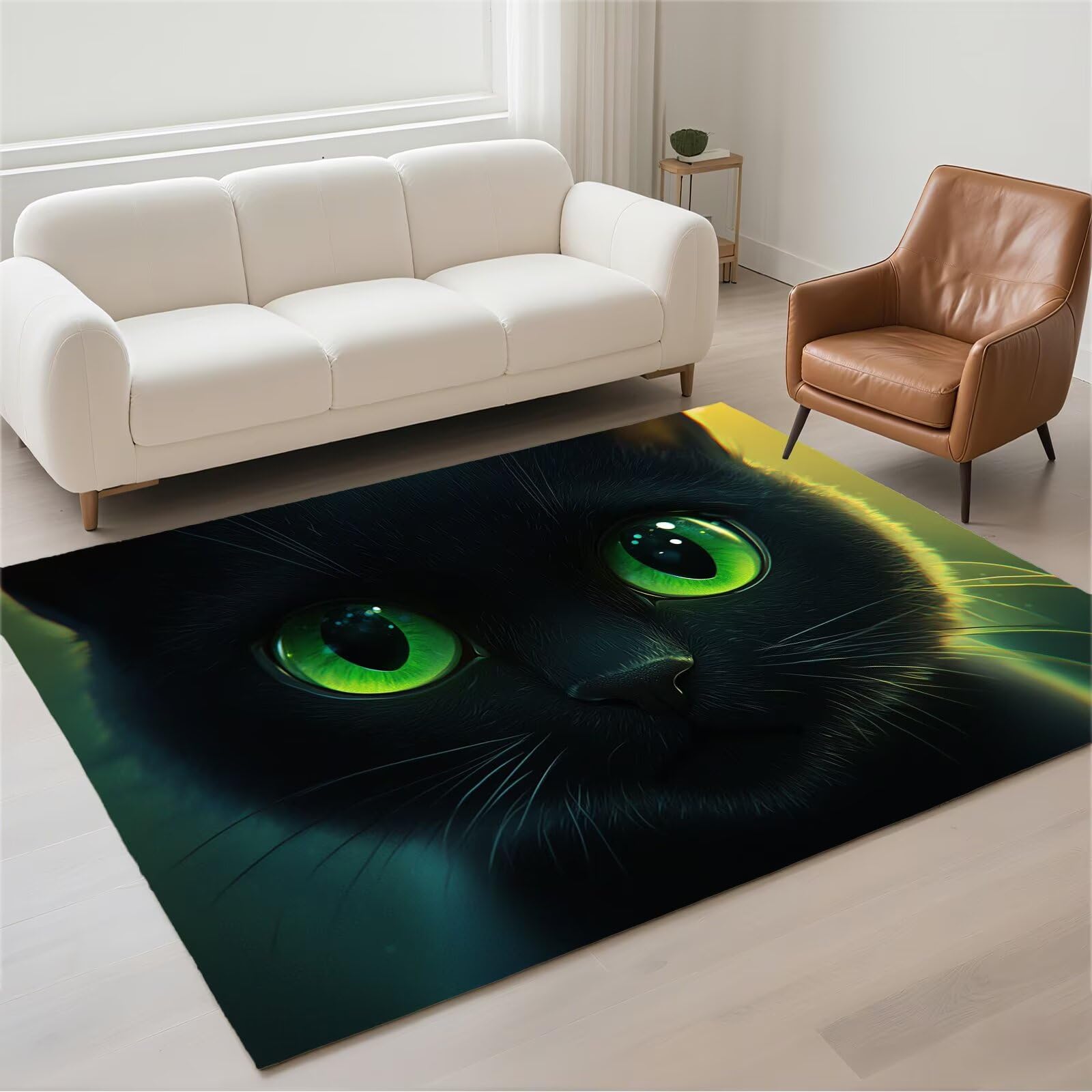 Grand tapis lavable en machine 80x150cm antidérapant et moderne