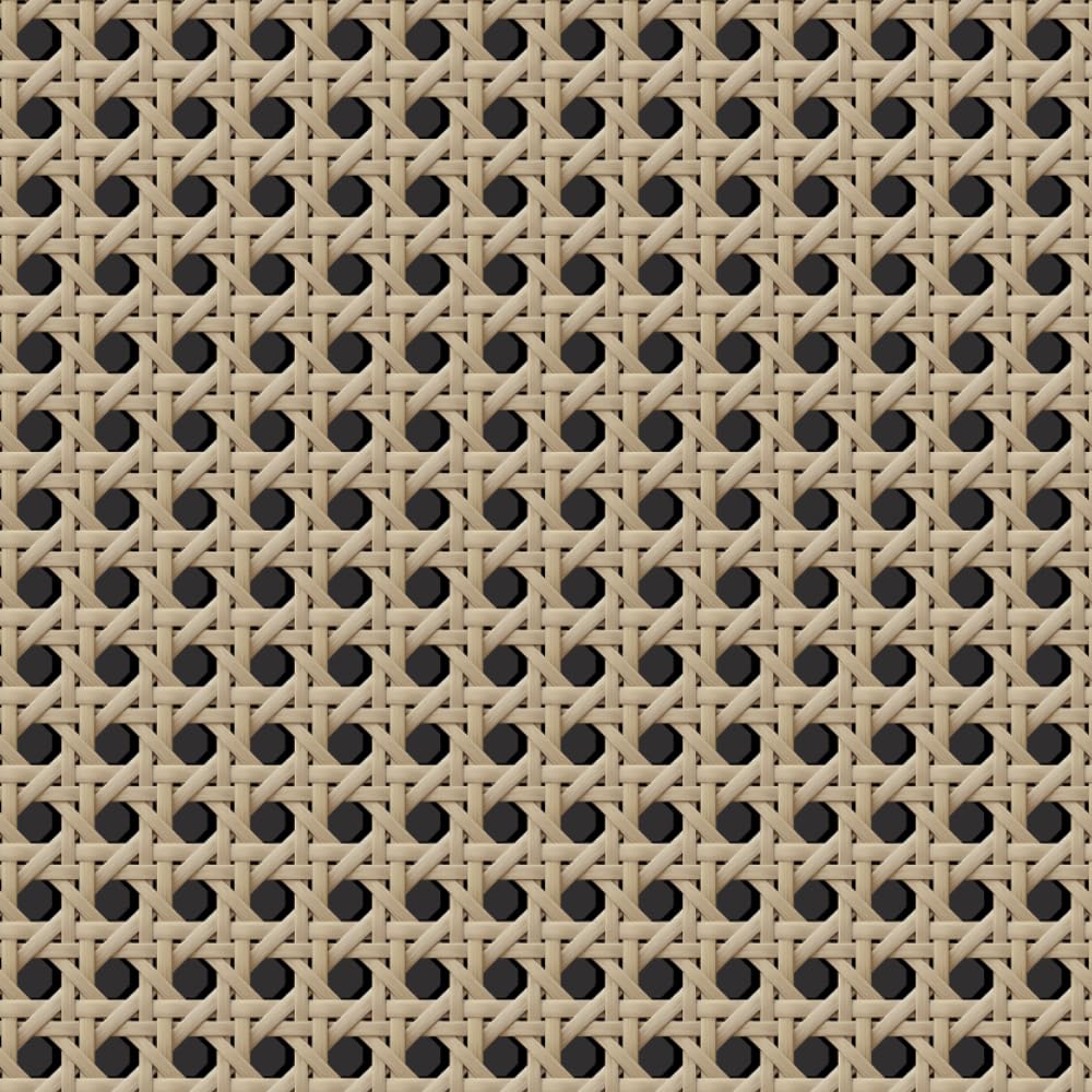 Rattan Weaving Peel and Stick Wallpaper for Bedroom Furniture Paper Removable Wall Decorations 17.7in x 236in, 29 Square Ft/Roll