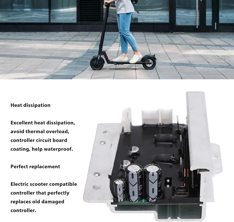 BuyWeek Elektromos Roller Vezérlő Alaplap Xiaomi MI4 PRO4 Kompatibilis Alumínium Ezüst Színű Csere Alkatrész