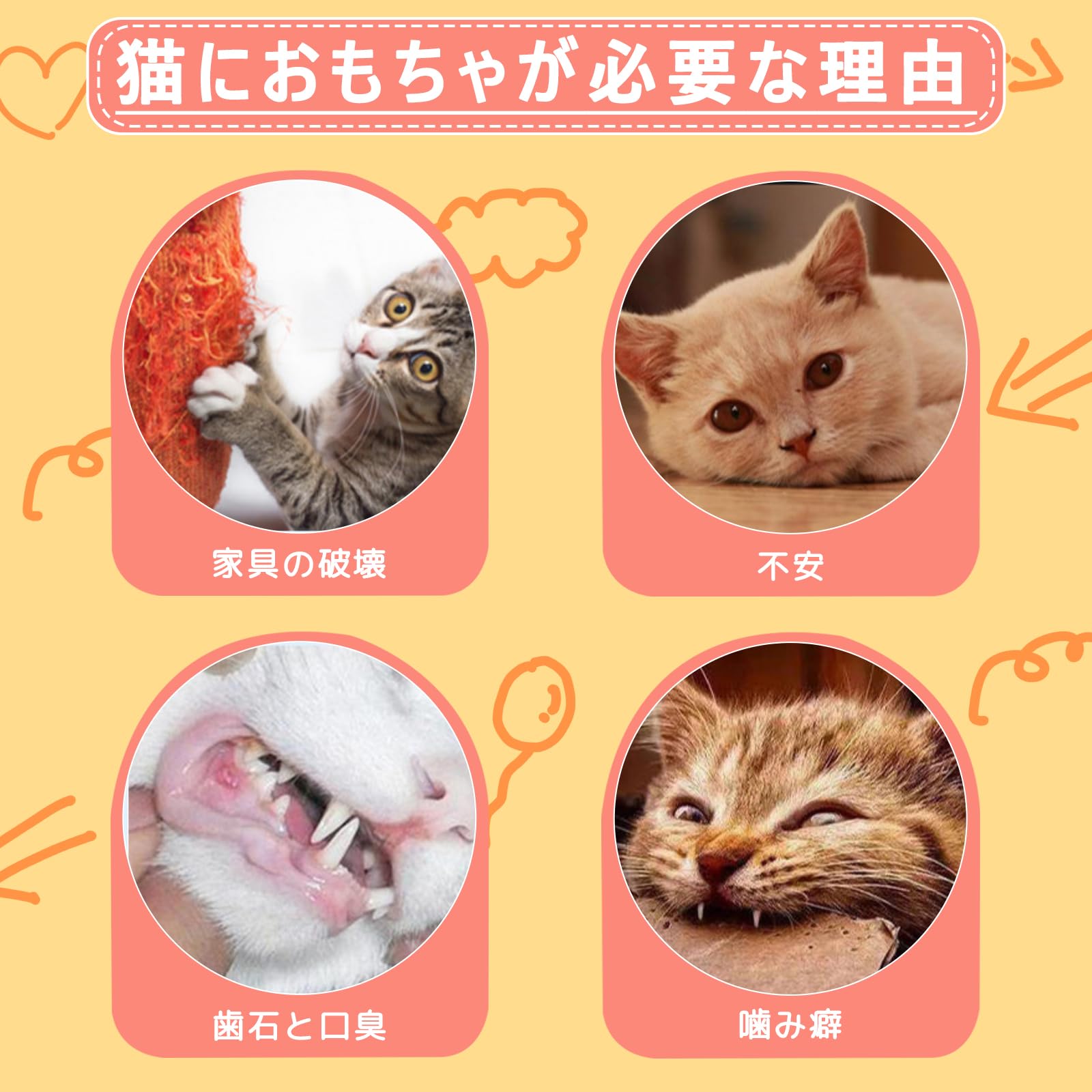 Amazon | HOMEBASICS 5点セット 猫 おもちゃ ぬいぐるみ またたびトイ 