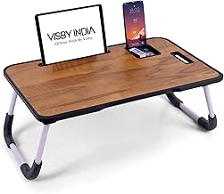 VISBY INDIA | Beauty Products & Study tAbLe Stand – Multi-Use for Study | Daily use For Skin Care Sets And Face Cleansing Products (Wood C-Biding)