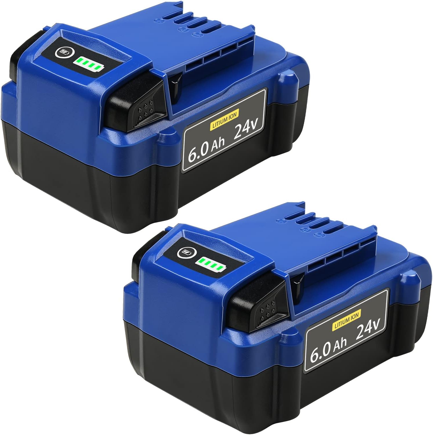 Replacement for Kobalt 24V Battery 6Ah Max KB624-03 KB524-03 KB424-03 KB224-03 KB124-03 Lithium Ion Cordless Tools High Capacity Battery 2 Packs