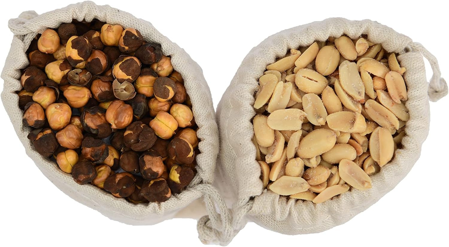 20x24 inches 100% Cotton Canvas Reusable Produce Bags, Double Drawstring Bags – Multipurpose Drawstring Storage Pouch for Everyday Use - EcoGreen Textiles (Pack of 50)