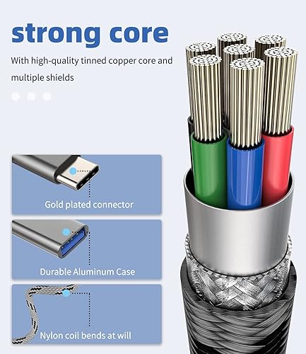 Miniatura 3 de Adaptador USB hembra a micro USB + USBC macho 3.0 OTG, accesorios de cable compatibles para Samsung MacBook iPhone15 Pro Max Plus iPad Pro Air Mouse