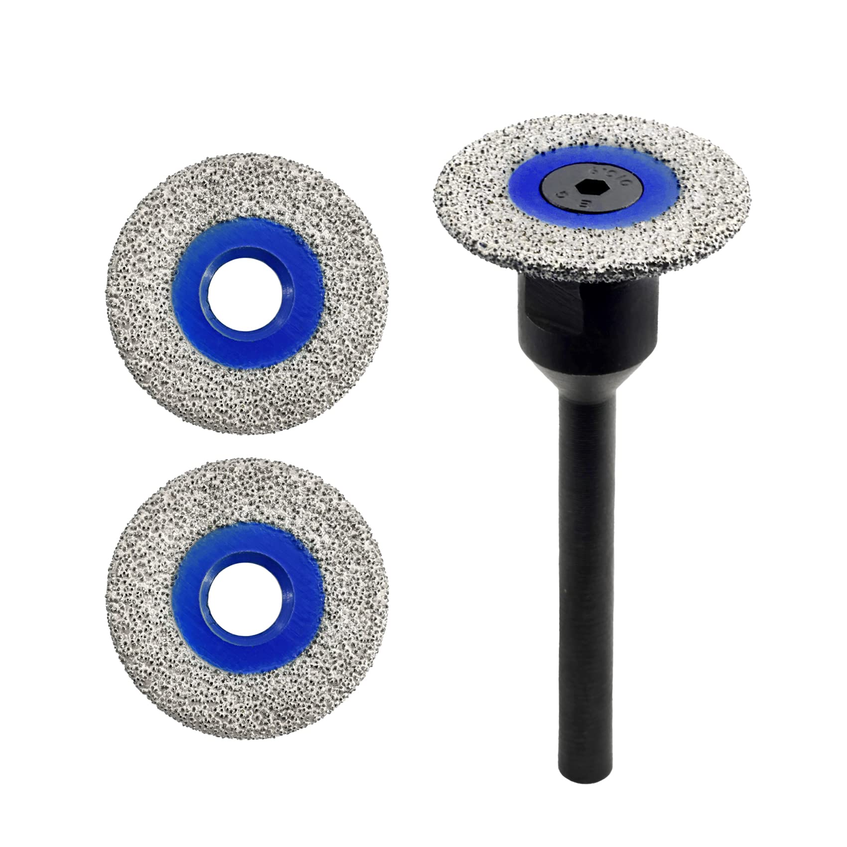 SHDIATOOL Mini Diamond Saw Blades Cutting Disc for Marble Granite Stone Concrete Masonry 3pcs 30mm — image 1