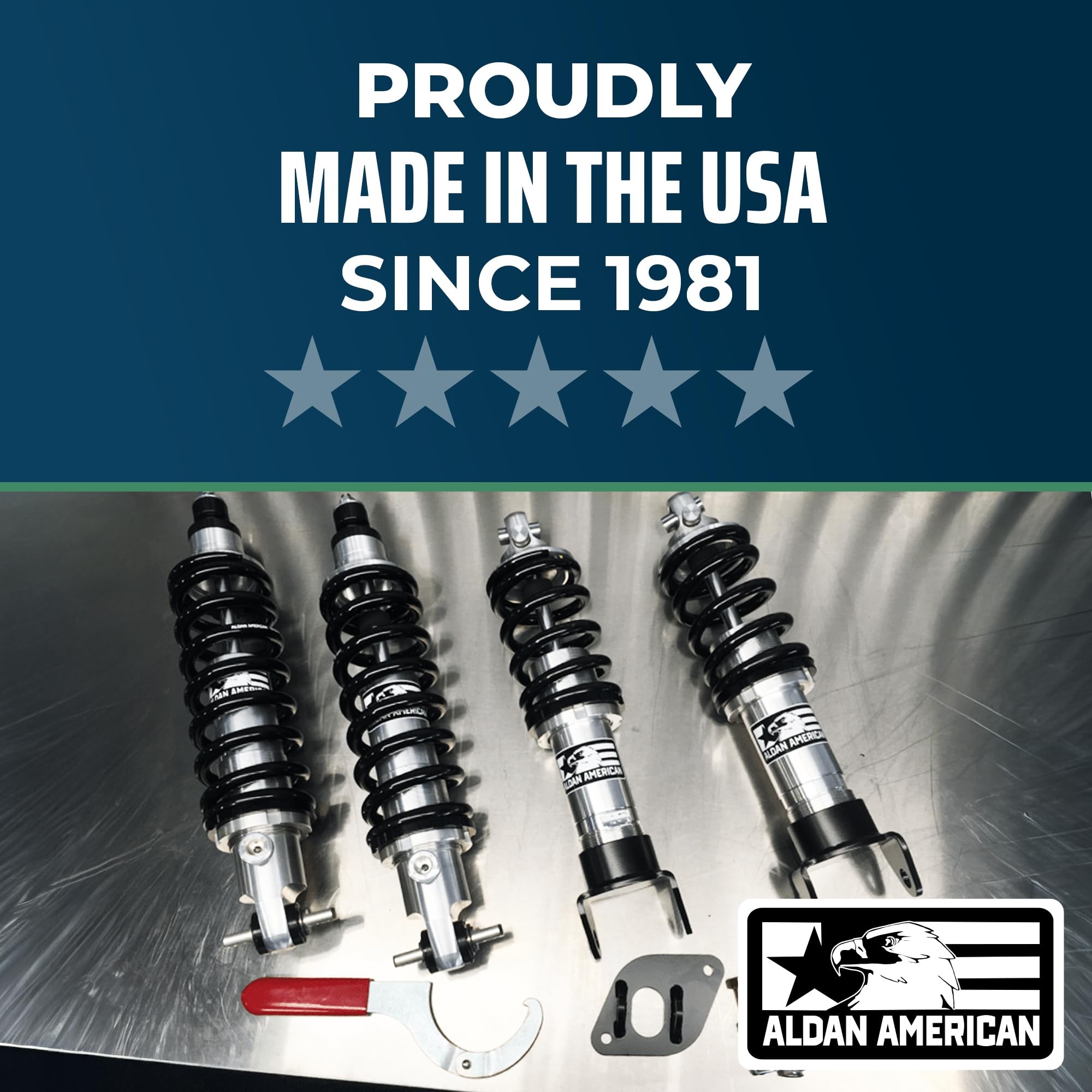 American ald-1 Aldan – Llave Ajustable Coilover golpes con mango de goma