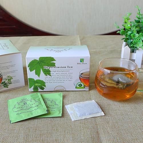 Miniatura 6 de Wins Town Té de hipertensión, té de equilibrio de presión, colesterol, salud cardiovascular, 20 bolsas de té
