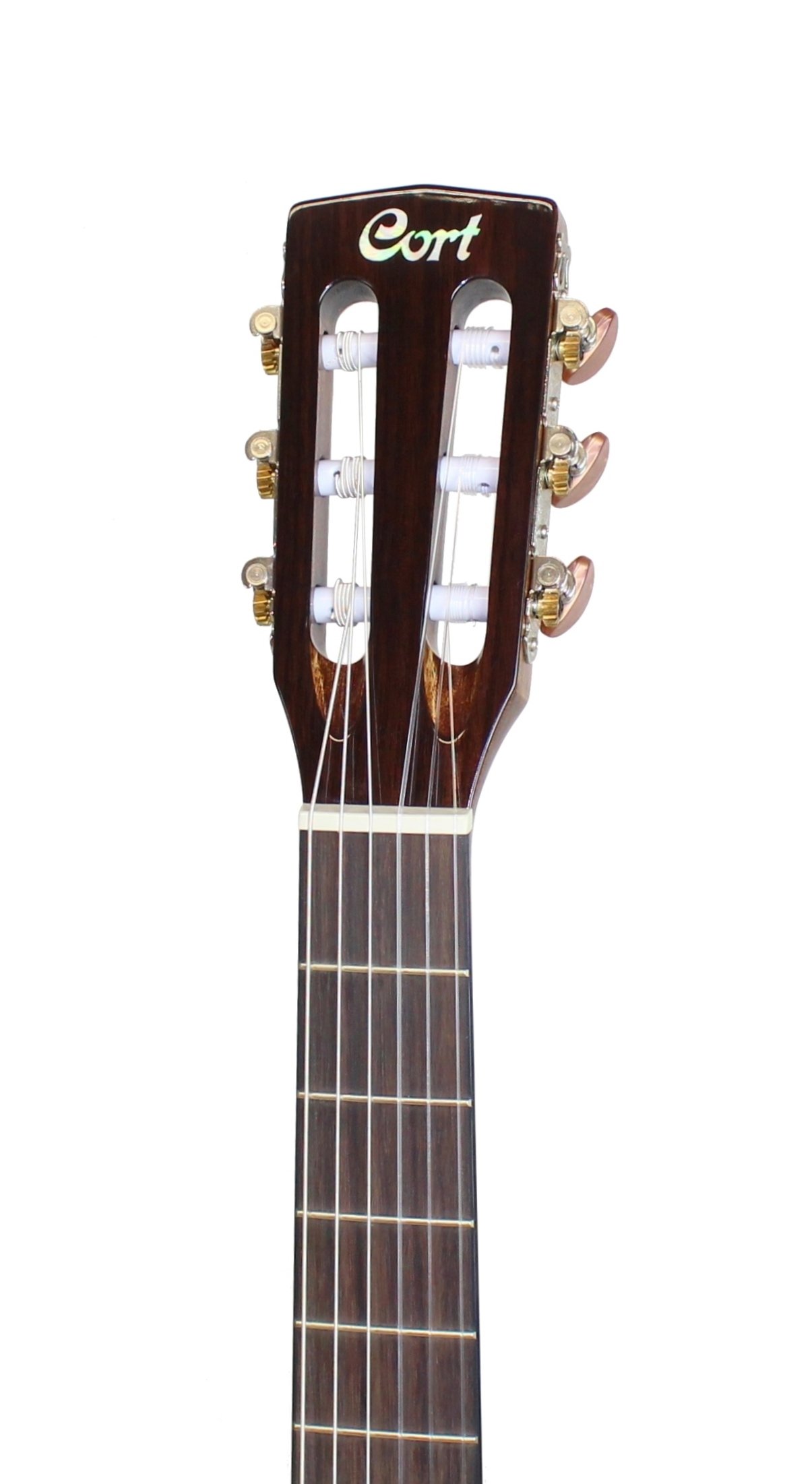 Cort CEC-5 Guitare Folk électro cordes Nylon Naturel brillant