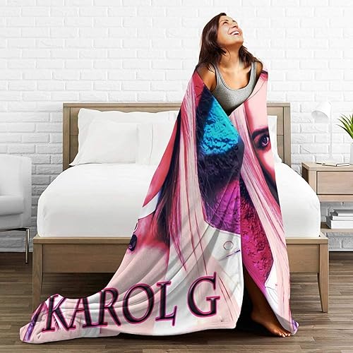 Miniatura 5 de NALCKA Karol Singer G - Manta ultrasuave de franela ligera para sofá, cama, uso en todas las estaciones, 50 x 40 pulgadas
