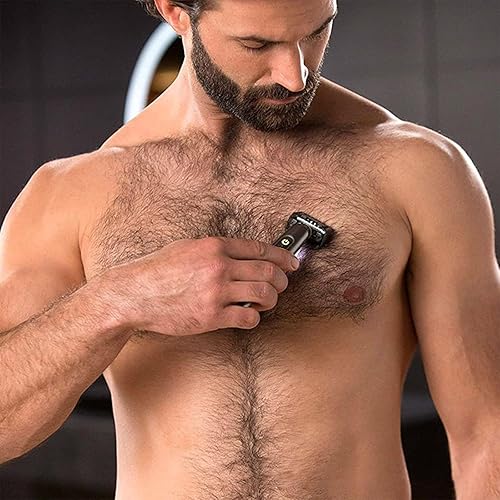 Miniatura 4 de Afeitadoras de papel de aluminio para hombre, afeitadora eléctrica híbrida y recortadora de barba para hombres con peine facial 4 en 1 y kit de