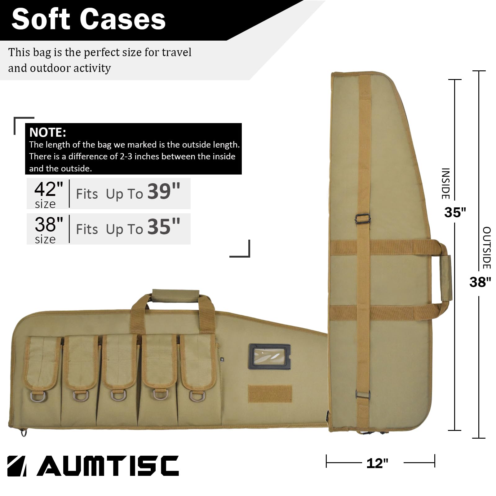Snapklik.com : AUMTISC Tactical Soft Gun Rifle Case